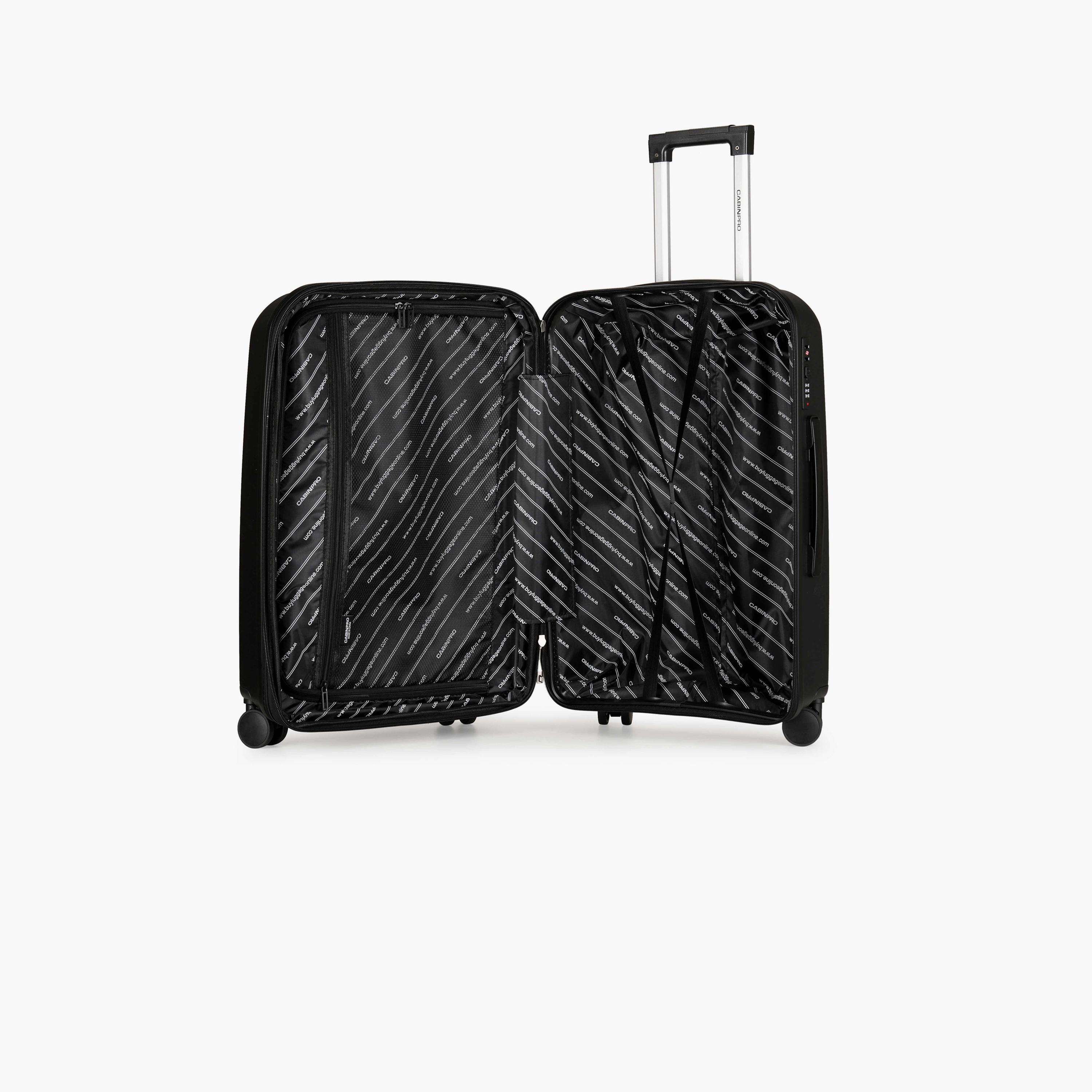 CabinPro Set of 3 Polypropylene Hard Sided 4-Wheeler Spinner Trolley Bag with Combination Lock | CP003-3-travel-luggagesandbags-luggage-image-6