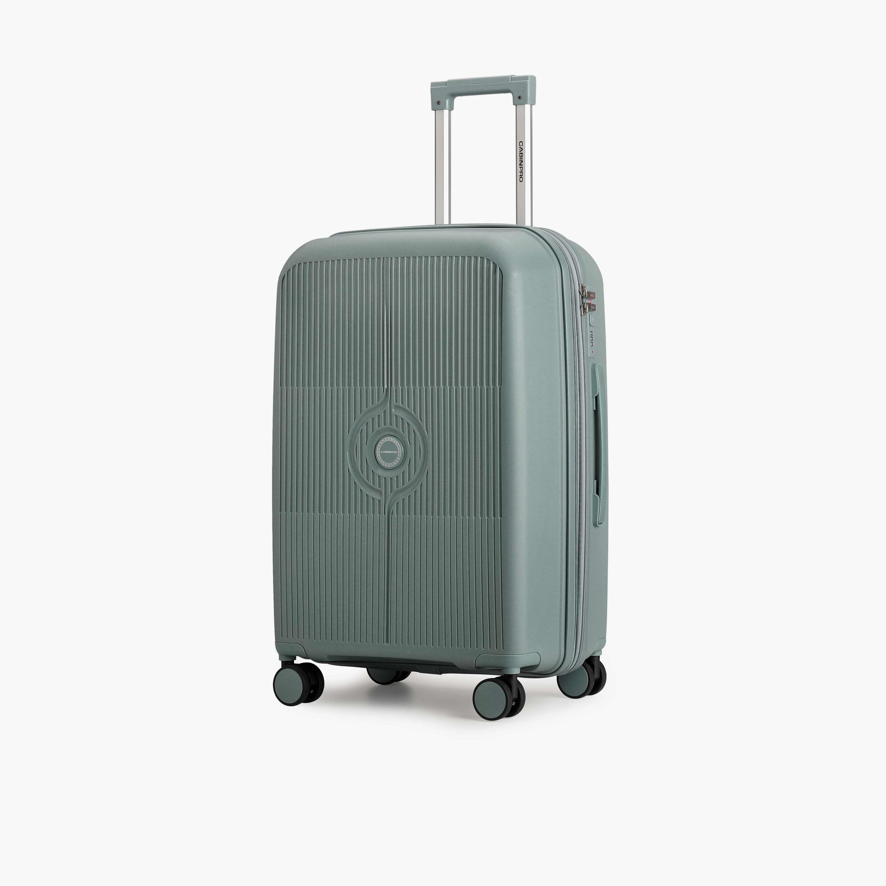CabinPro Set of 3 Polypropylene Hard Sided 4-Wheeler Spinner Trolley Bag with Combination Lock | CP003-3-travel-luggagesandbags-luggage-image-4
