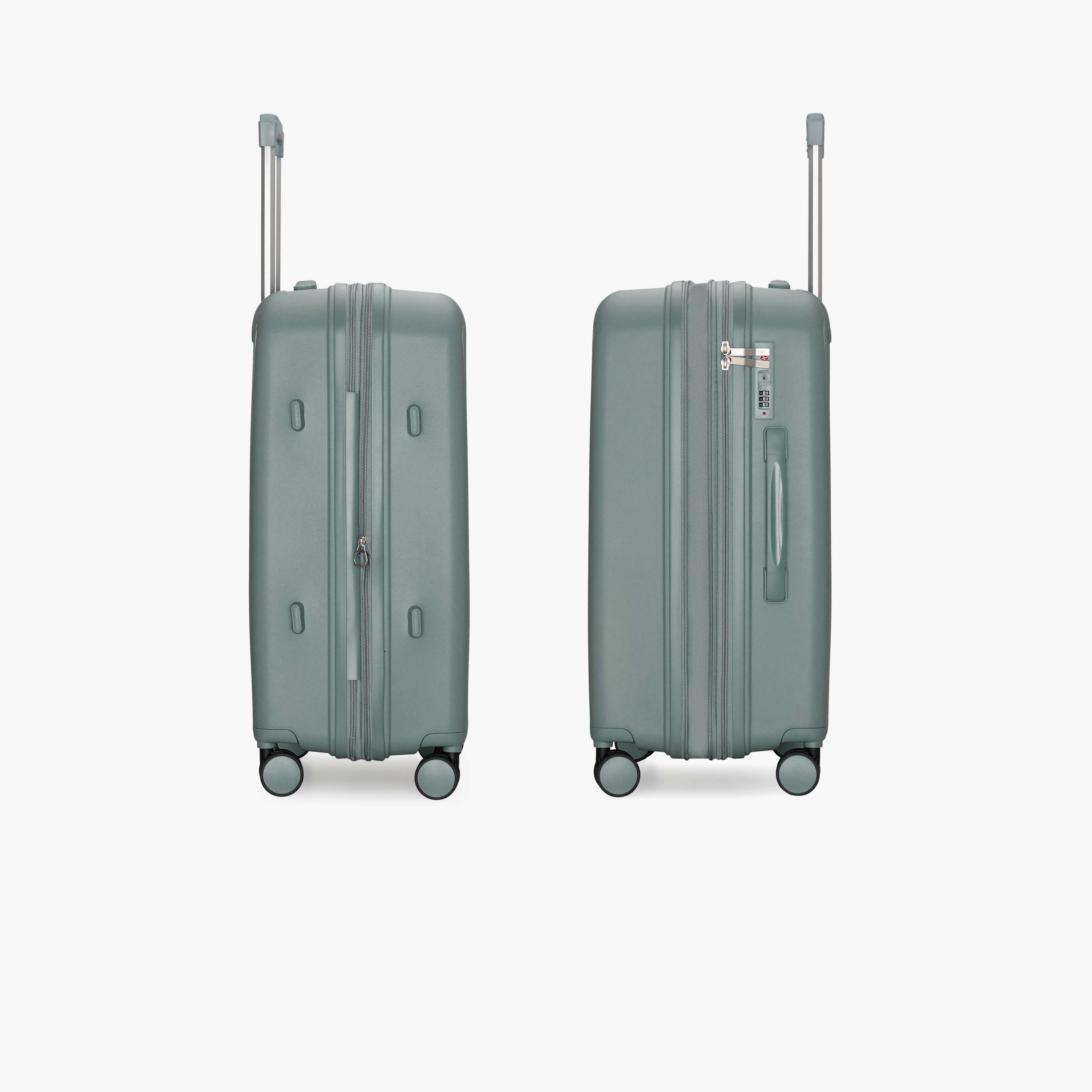 CabinPro Set of 3 Polypropylene Hard Sided 4-Wheeler Spinner Trolley Bag with Combination Lock | CP003-3-travel-luggagesandbags-luggage-image-5