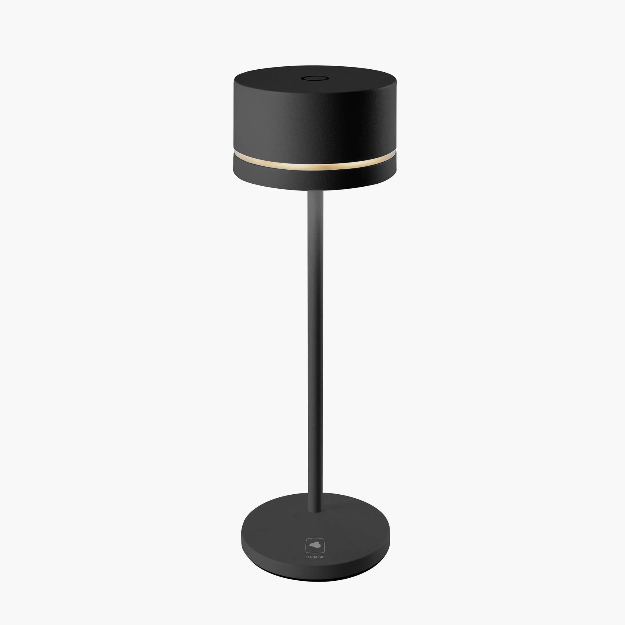Leonardo Monza Rechargable Aluminium Table Lamp - 24 cm