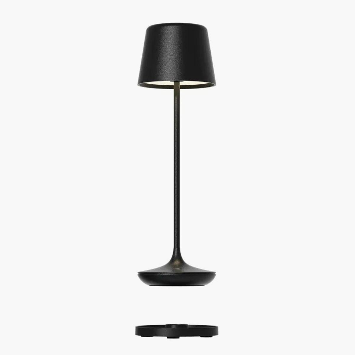 Leonardo Bari Rechargable Aluminium Table Lamp - 25 cm