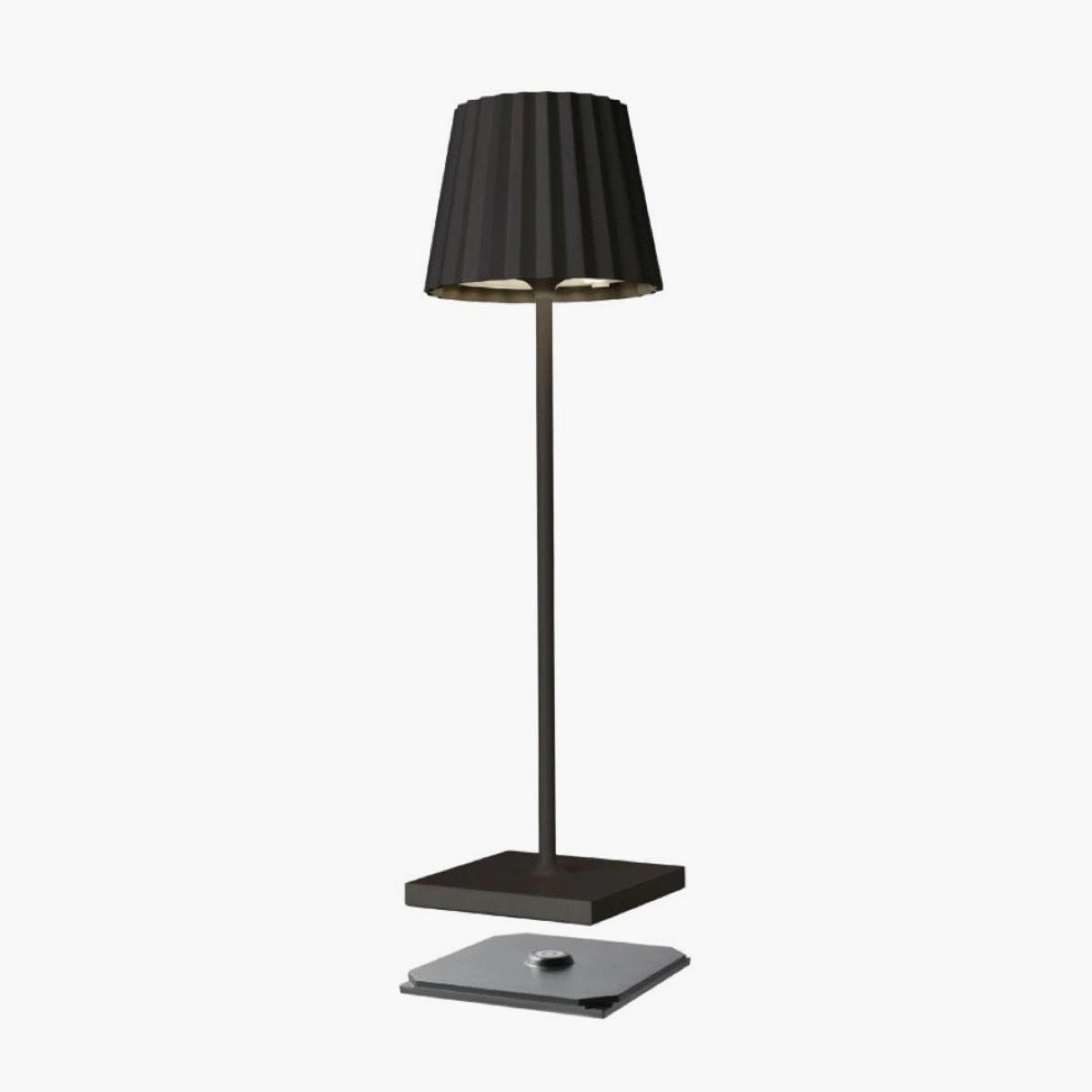 Sompex Troll 2.0 Marbled Rechargeable Aluminium Table Lamp - 38 cm