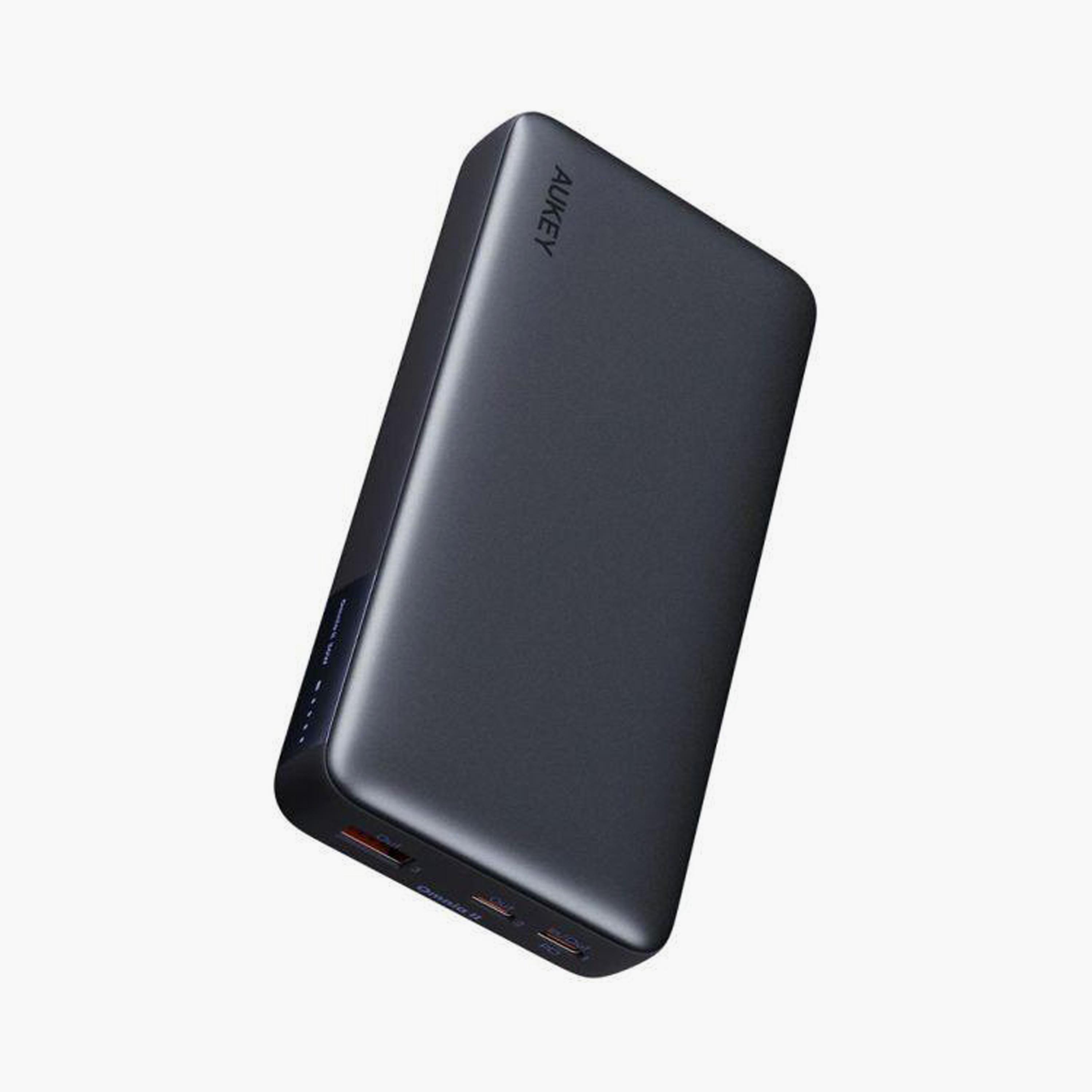باور بانك أوكي 20000 مللي أمبير ساعة، 30 واط، مزود بمنفذي USB C وUSB A، رمادي | PB-Y42-electronics-accessories-mobileaccesories-image-1