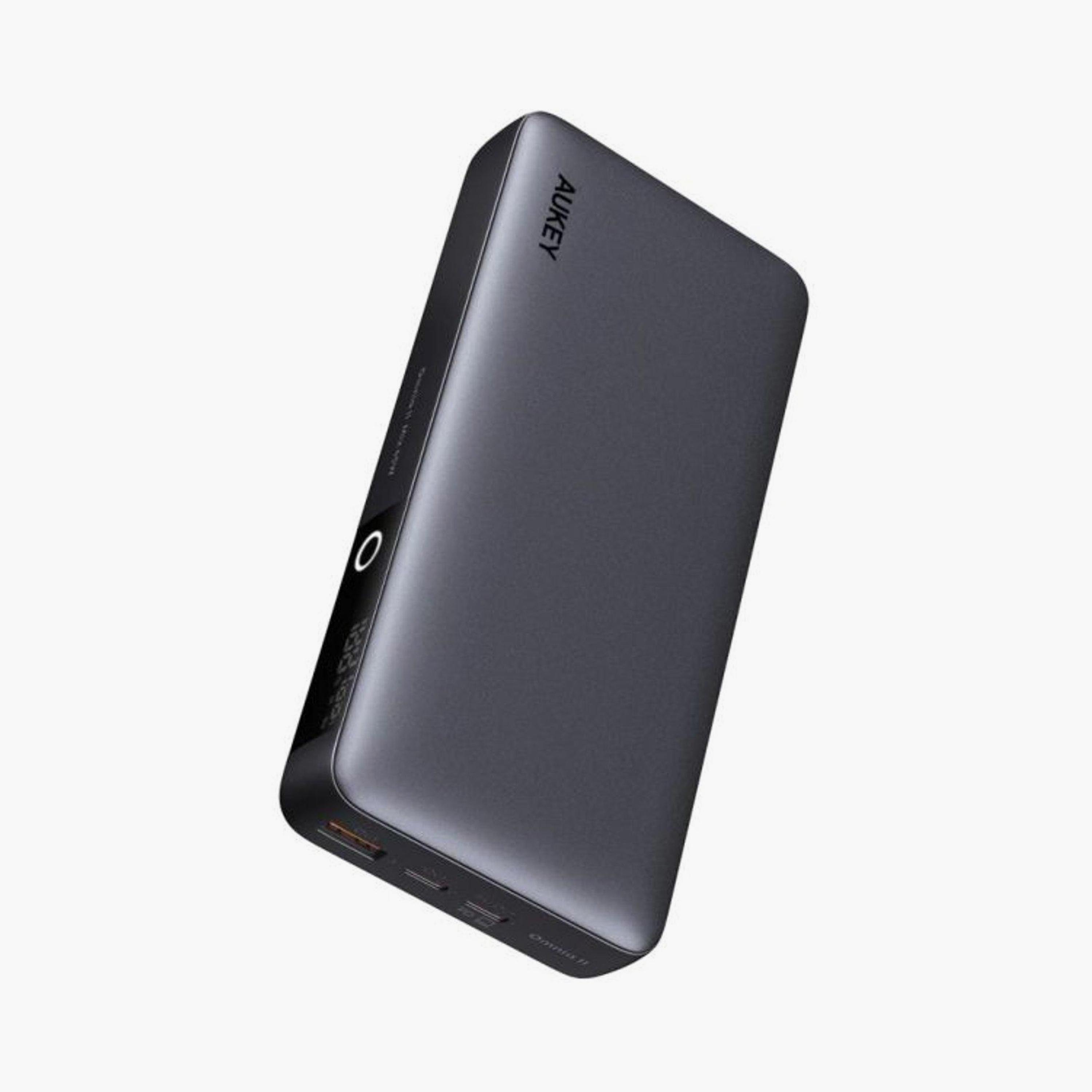 Aukey 20000mAh 65W Pd Power Bank With 2XUSB C And 1XUSB A Ports Grey | PB-Y43-electronics-accessories-mobileaccesories-image-1