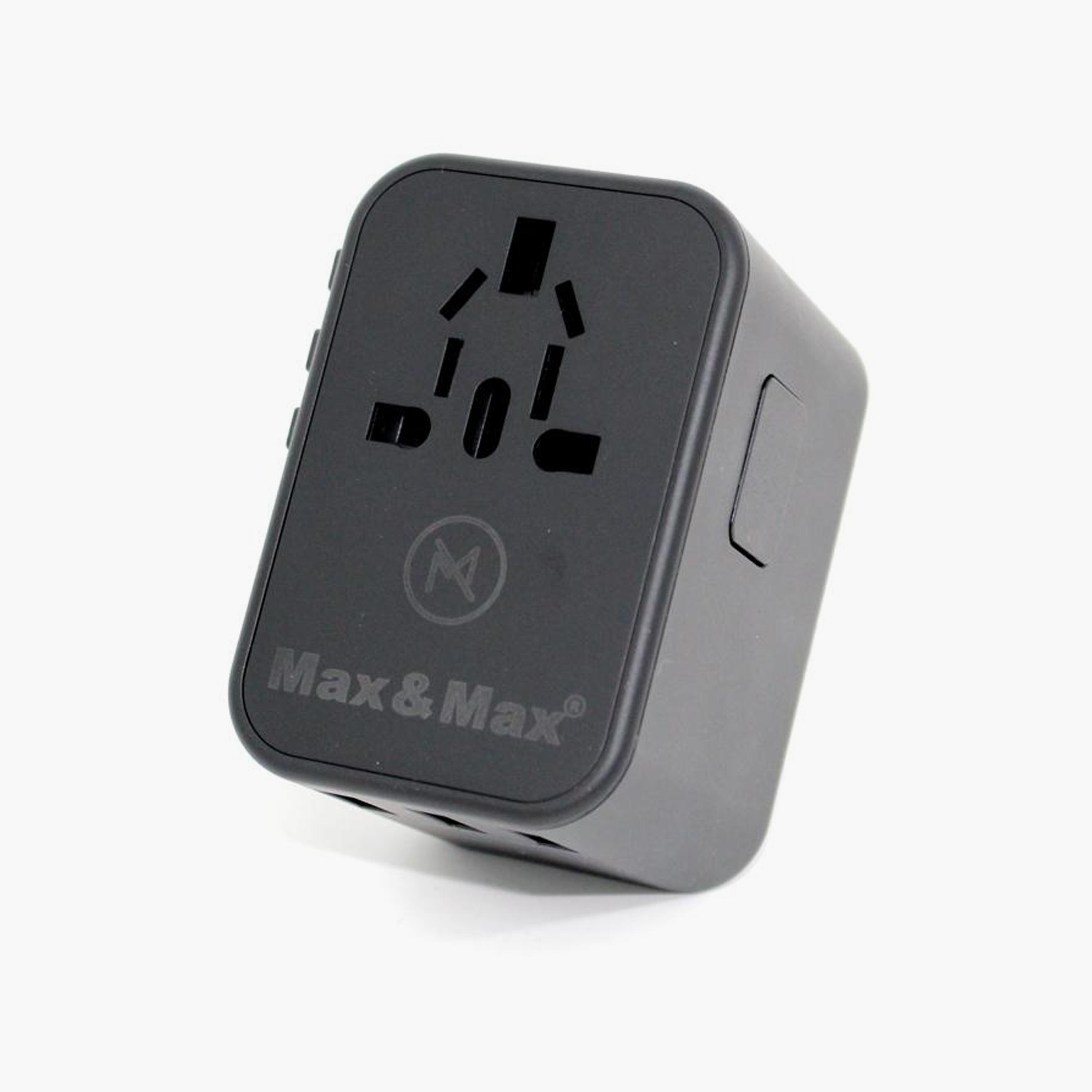 محول سفر عالمي من ماكس آند ماكس PD+Type-C + 3 منافذ USB | MXU305A-electronics-accessories-mobileaccesories-image-3