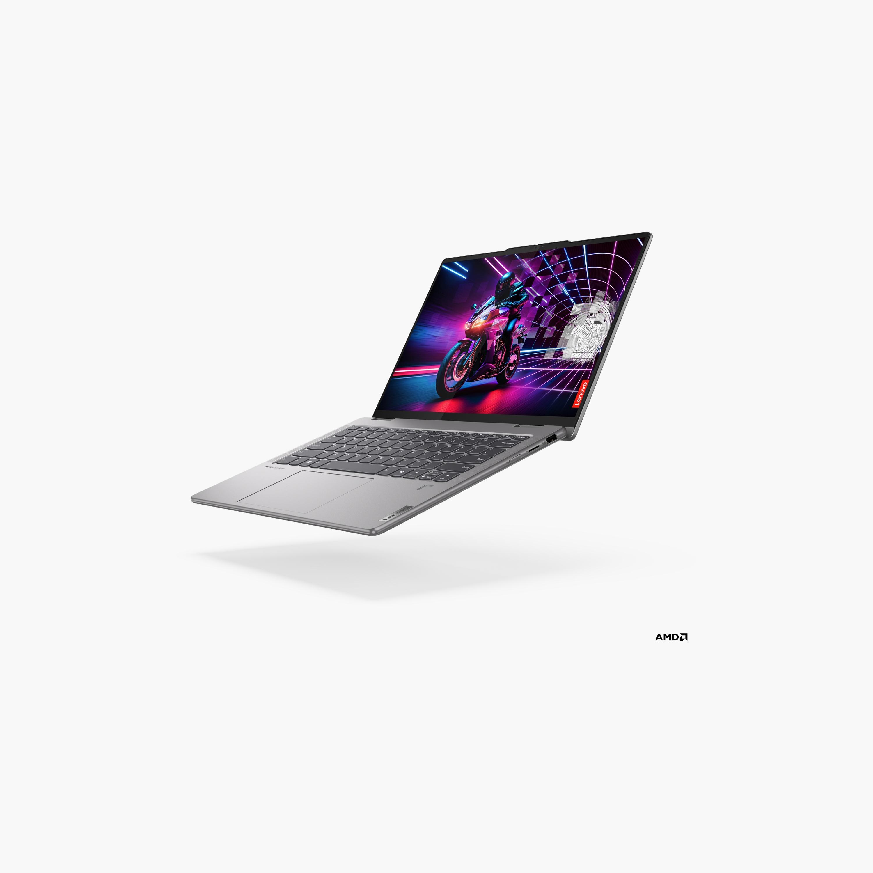 لينوفو يوجا 7 AMD R7-8840HS RAM 16 ج قرص SSD 1 تيرا رسومات مشتركة 14" ووكسجا ويندوز 11 هوم رمادي-electronics-laptops-image-5