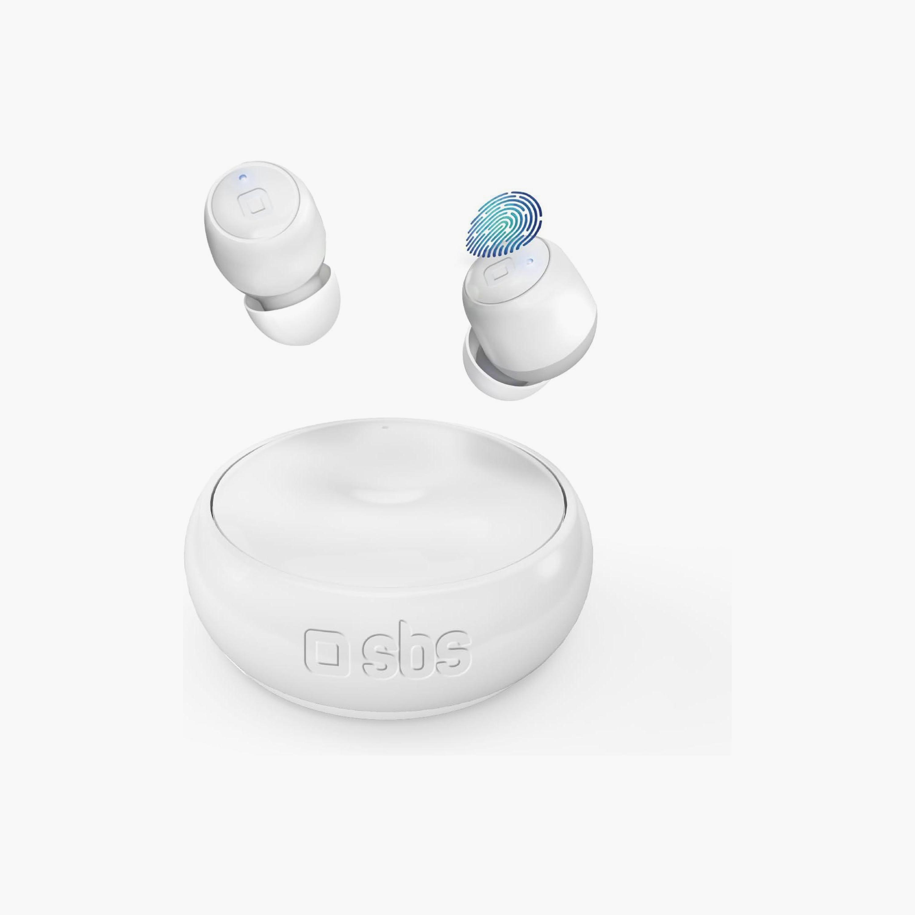 SBS Twin Spin 360 TWS Earbuds with 350 mAh Rotable Case White | TEEARTWSSPINBTW-electronics-headphonesandearphones-image-2
