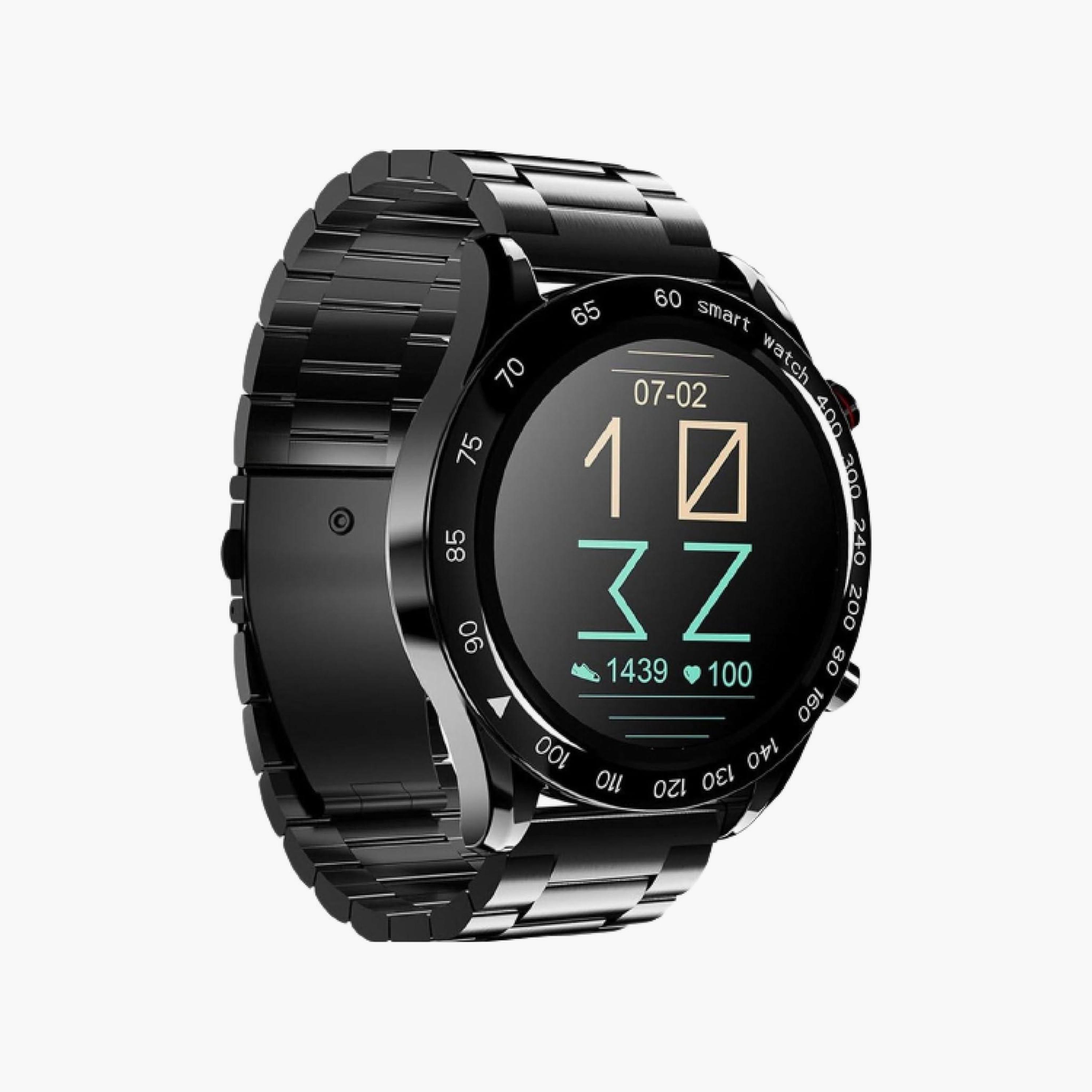 HiFuture Stainless-Steel Smartwatch Black | FutureGo Pro-electronics-smartwatches-image-1