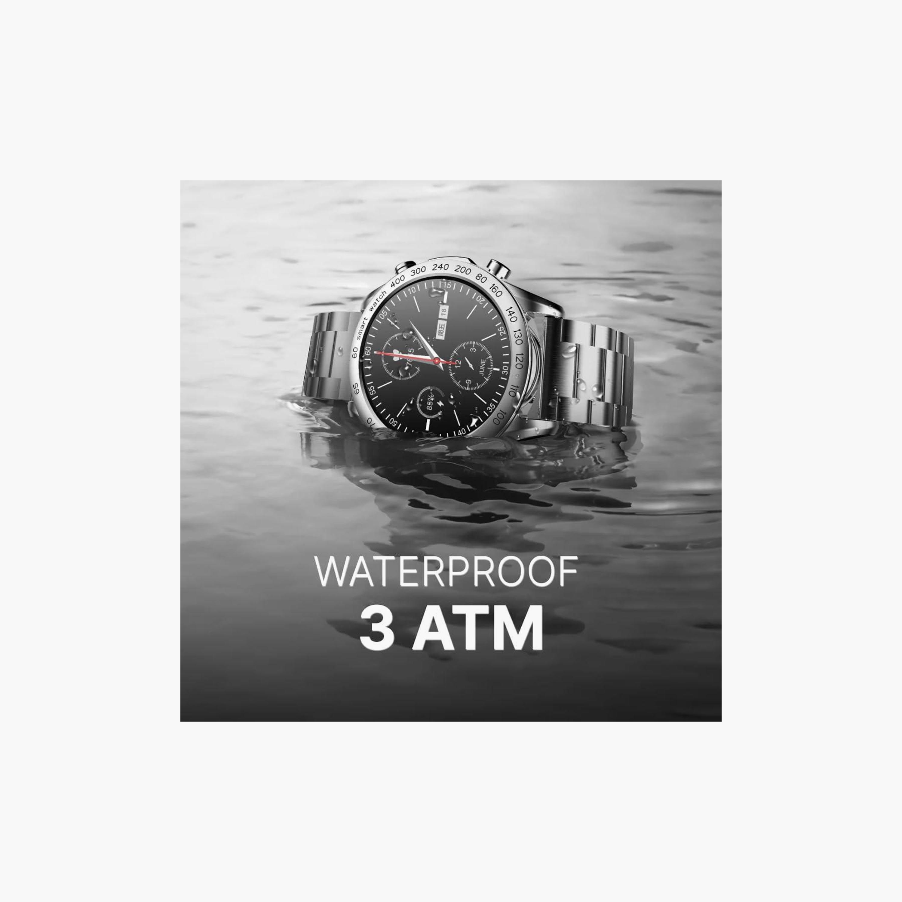 HiFuture Pro Stainless-Steel Smartwatch Silver | FutureGo-electronics-smartwatches-image-4