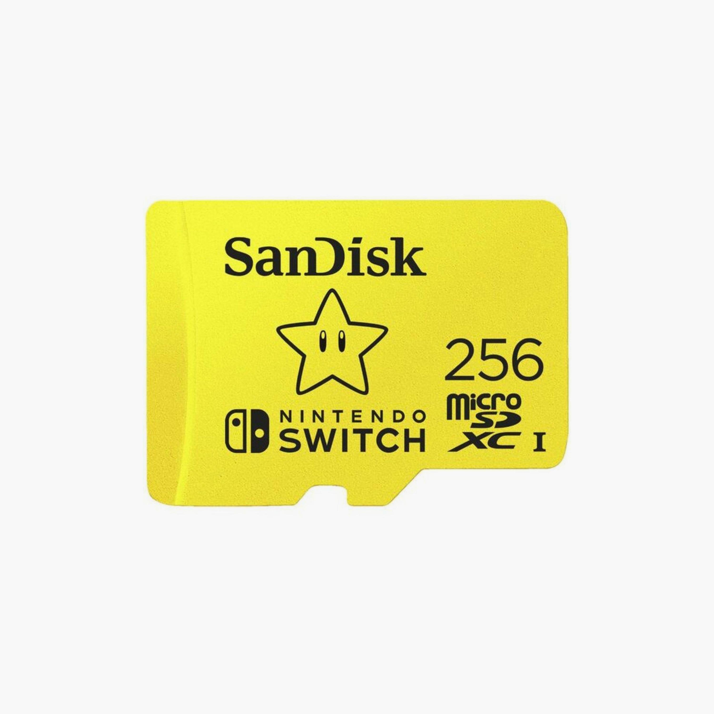 Sandisk UHS-I Nintendo Switch Micro SDXC Card 256GB Yellow | SDSQXAO-256G-GN3ZN-electronics-accessories-mobileaccesories-image-1