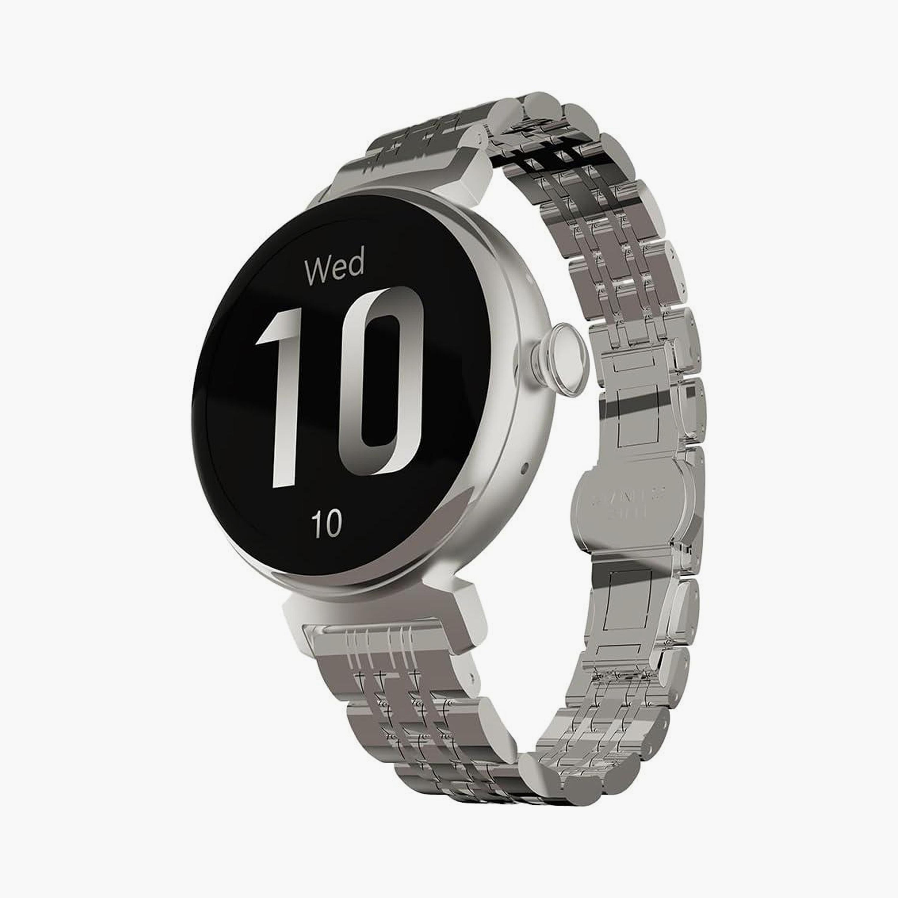 HiFuture Bluetooth Calling Smart Watch for Women Silver | Future Aura-electronics-smartwatches-image-1