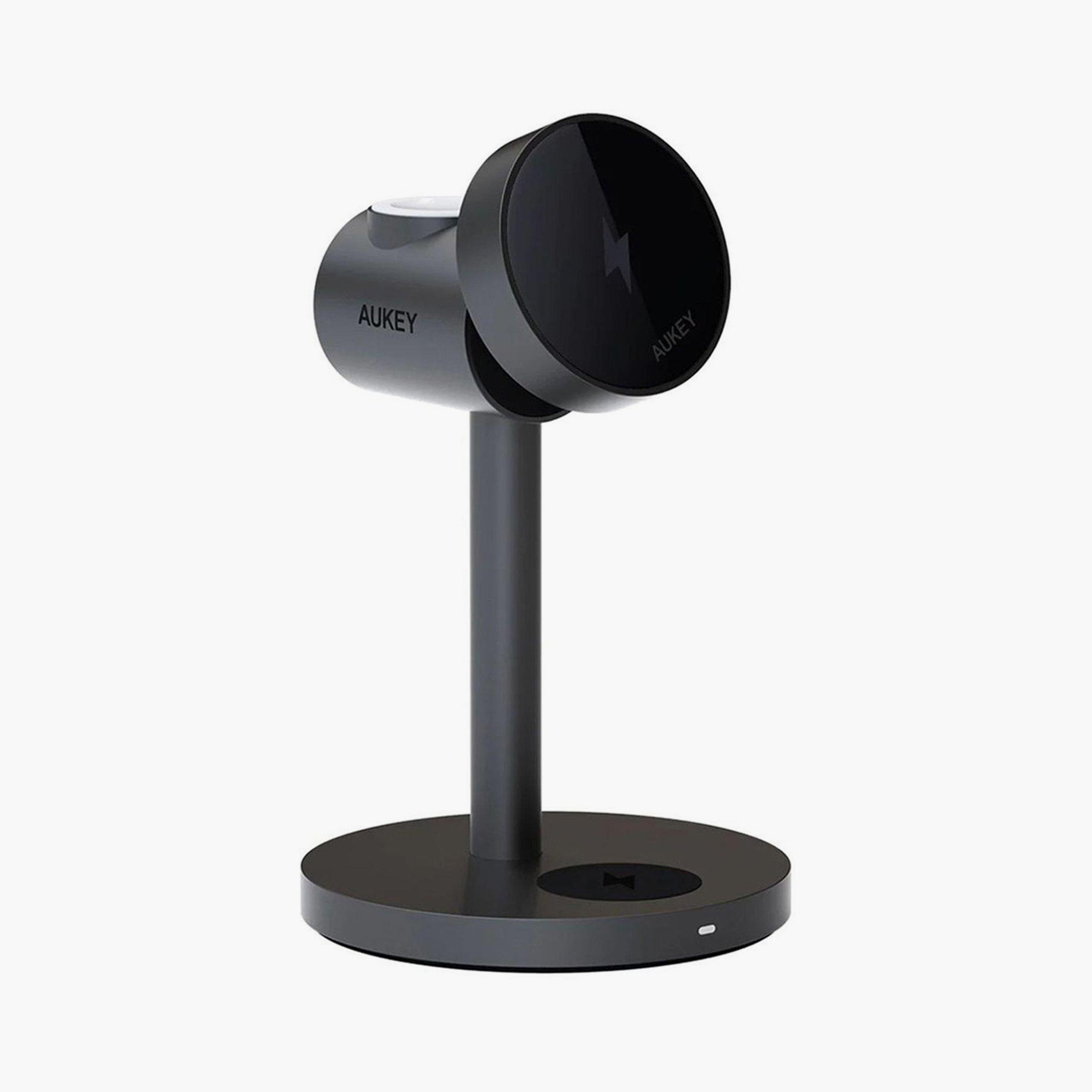 شاحن لاسلكي مغناطيسي 3 في 1 من أوكي - رمادي | LC-MC311-GY-electronics-accessories-mobileaccesories-image-5
