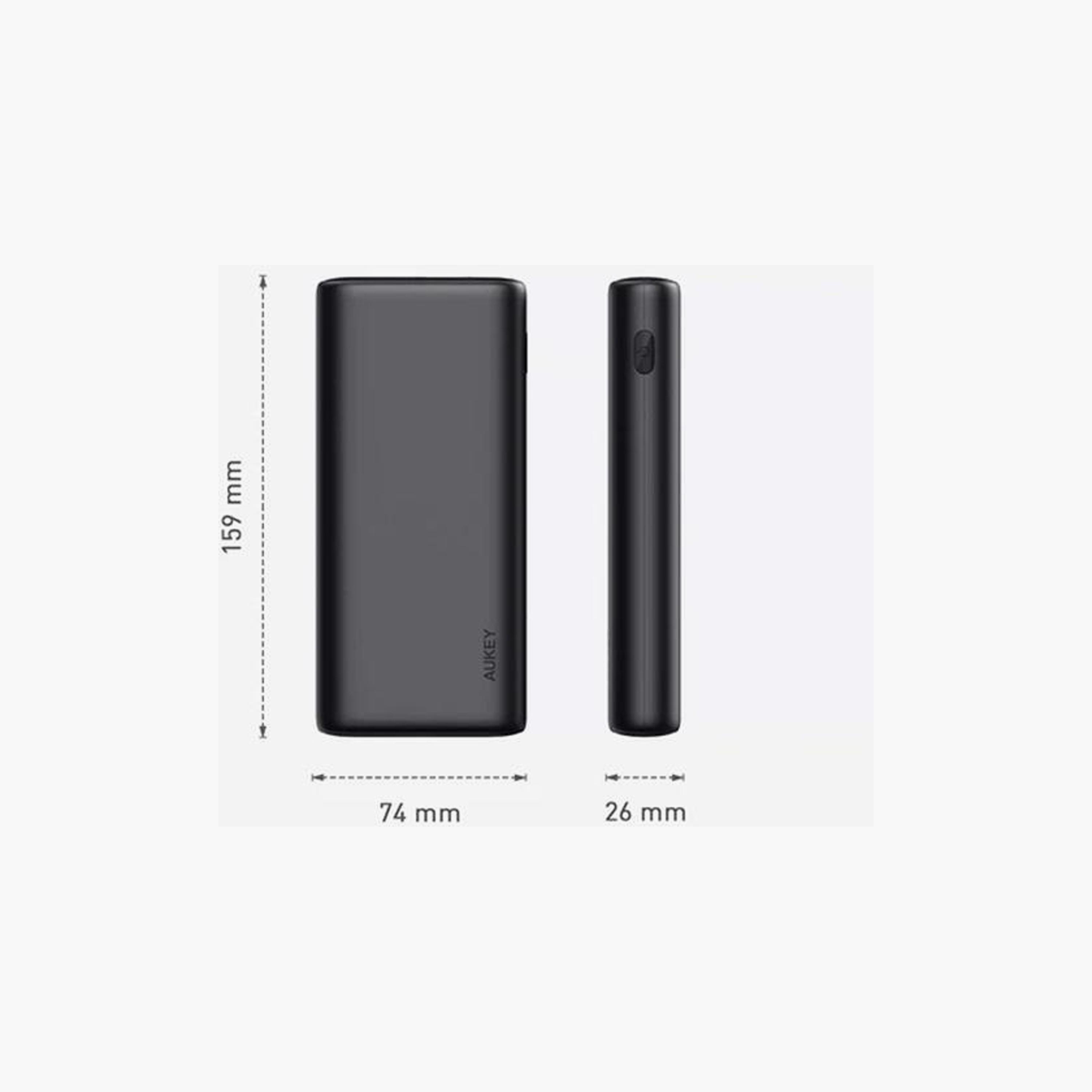 باور بانك أوكي 20000 مللي أمبير ساعة أسود | PB-Y37-electronics-accessories-mobileaccesories-image-2