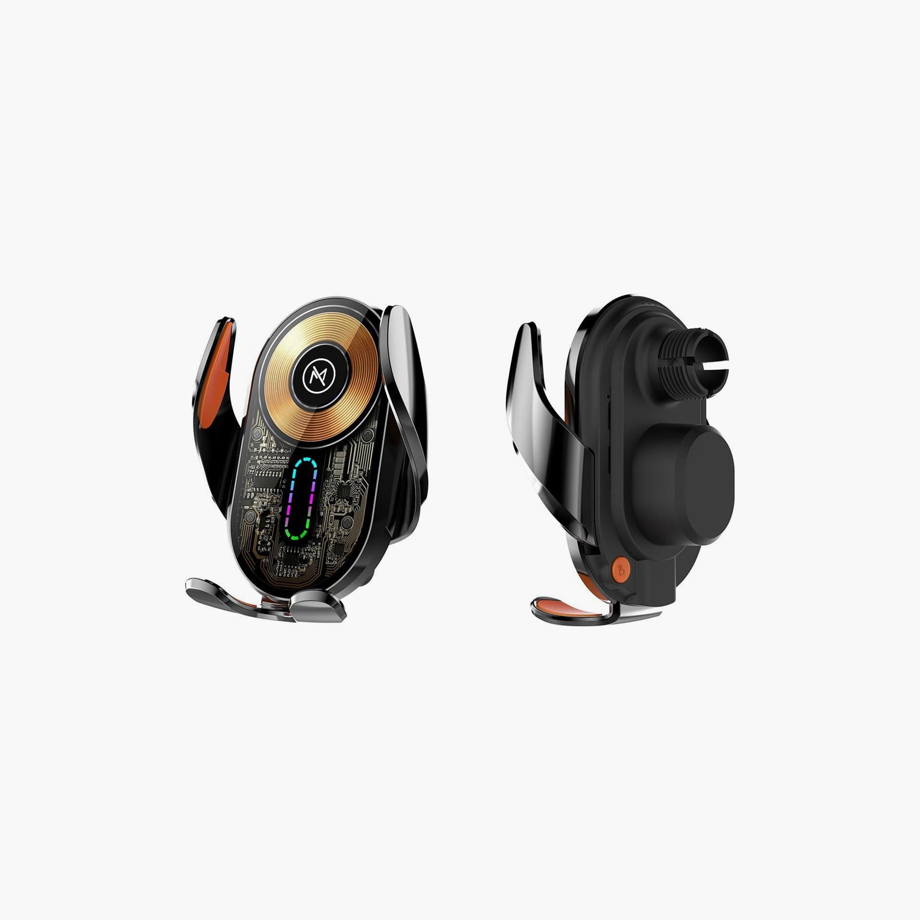 شاحن سيارة لاسلكي مغناطيسي سريع من ماكس آند ماكس، شفاف للغاية مع حامل شحن | MCW3-electronics-accessories-mobileaccesories-image-2