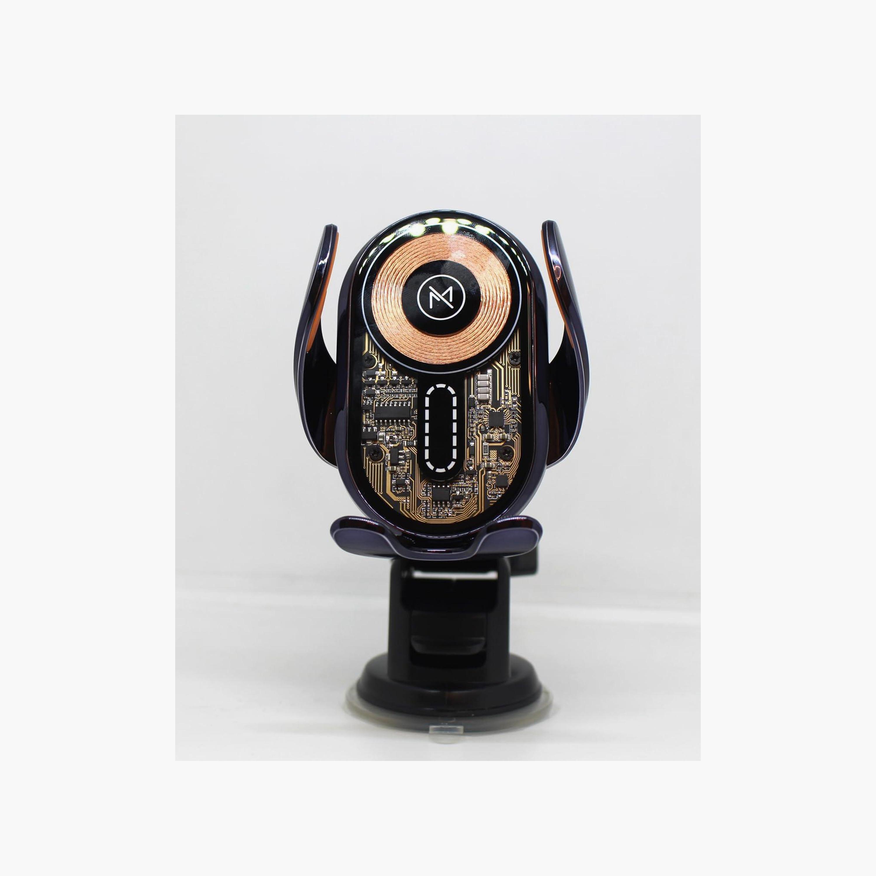 شاحن سيارة لاسلكي مغناطيسي سريع من ماكس آند ماكس، شفاف للغاية مع حامل شحن | MCW3-electronics-accessories-mobileaccesories-image-5
