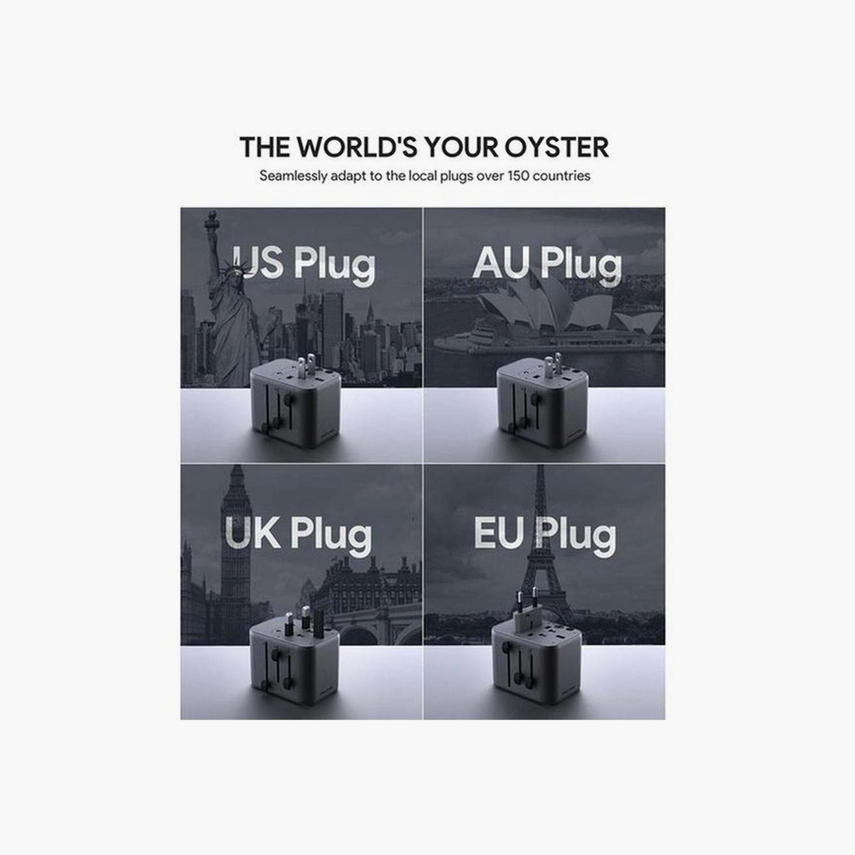 Aukey Universal Travel Adapter 35W Black | PA-TA07-electronics-accessories-mobileaccesories-image-2