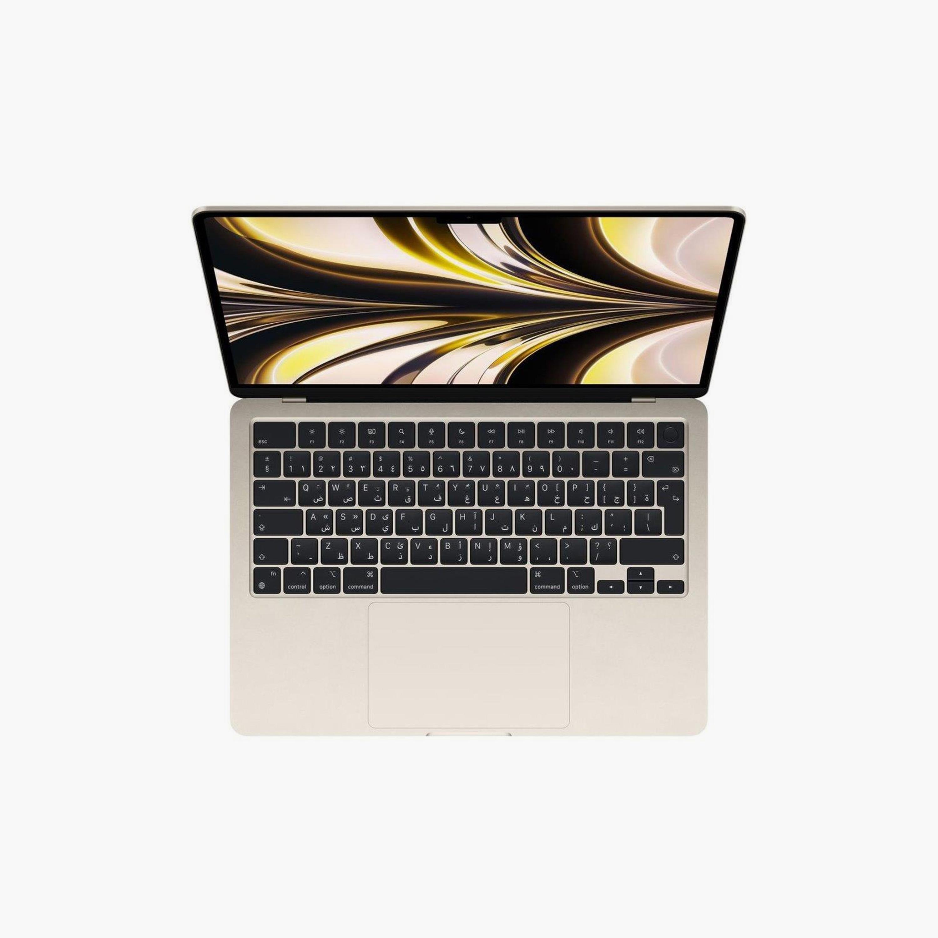 Apple 13" MacBook Air M2 8-core CPU GPU 16GB 256GB - Eng Arabic Keyboard (2024) | MC7W4AB A-electronics-laptops-image-2