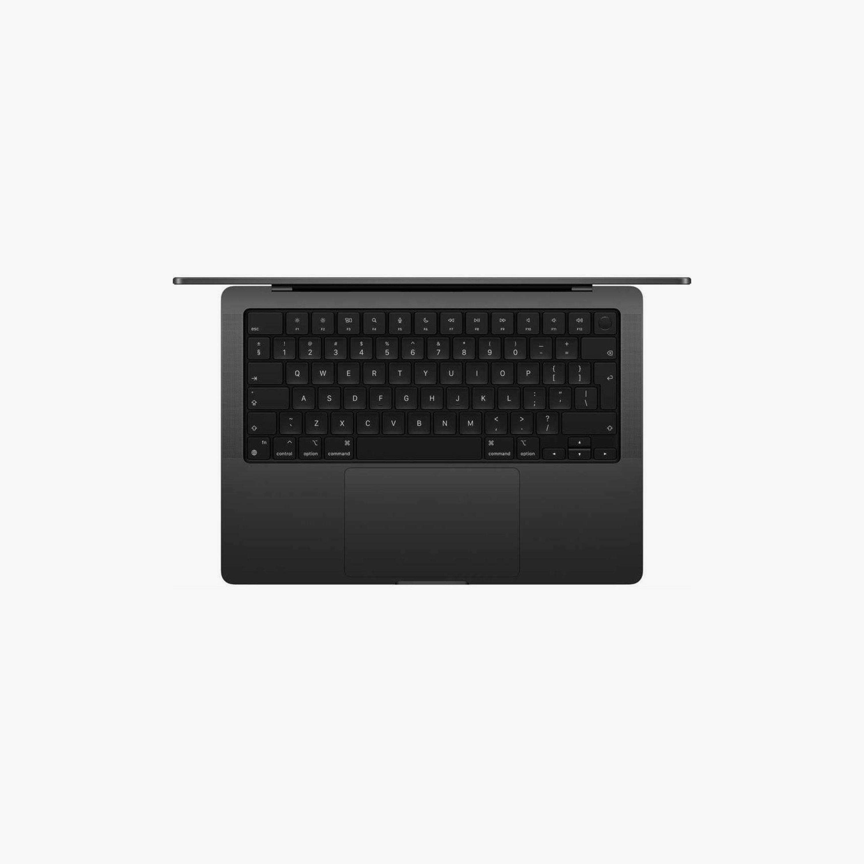 ماك بوك برو أبل 14" معالج M4 برو 12معالج نواة رسومات 16 نواة، (RAM)24ج SSD 512 ج - إنجليزي (2024)-electronics-laptops-image-2