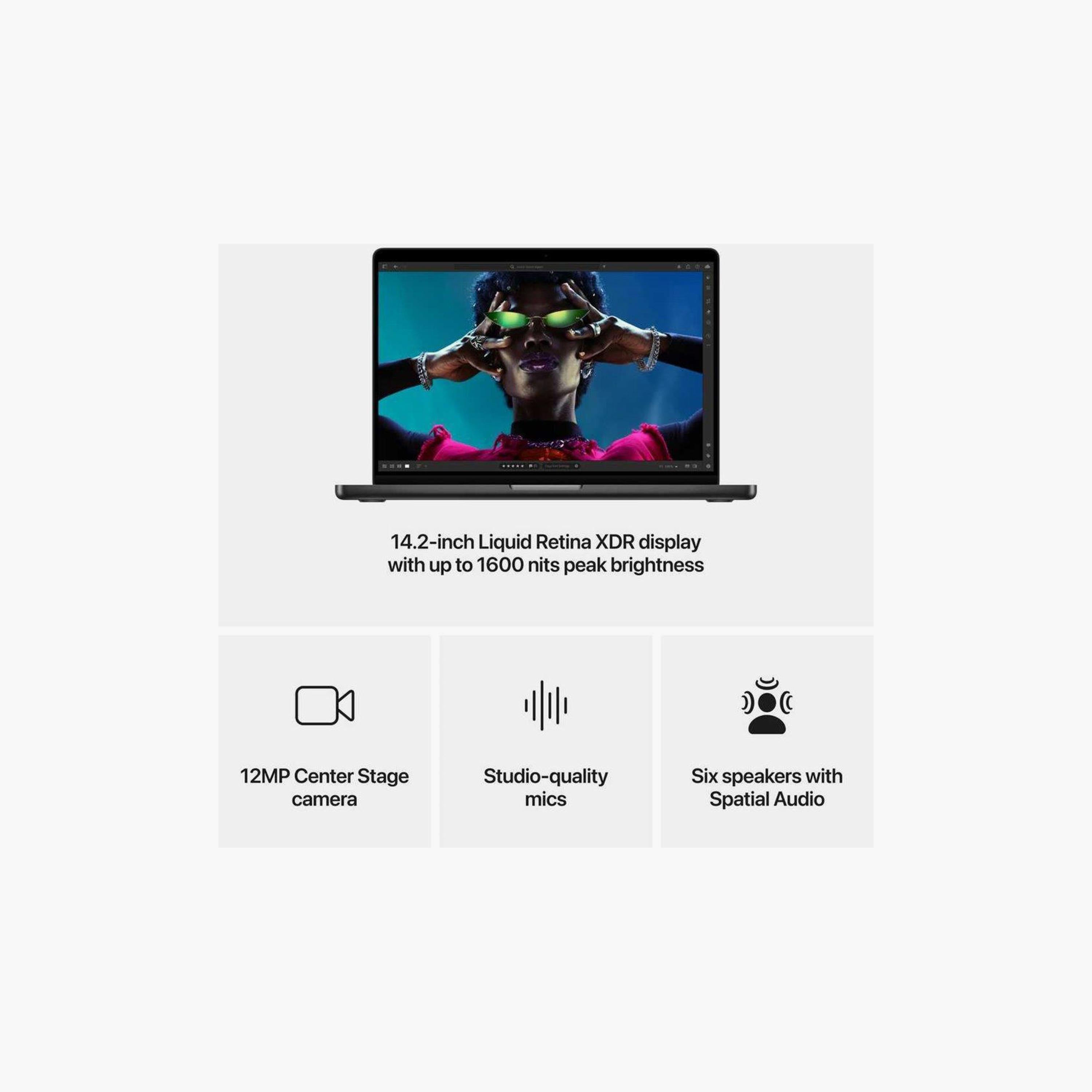 Apple 14" MacBook Pro M4 Pro 12-core CPU 16-core GPU 24GB RAM 512GB SSD - English (2024)-PROMO_EMAX_AE_ENBD_131026-image-6