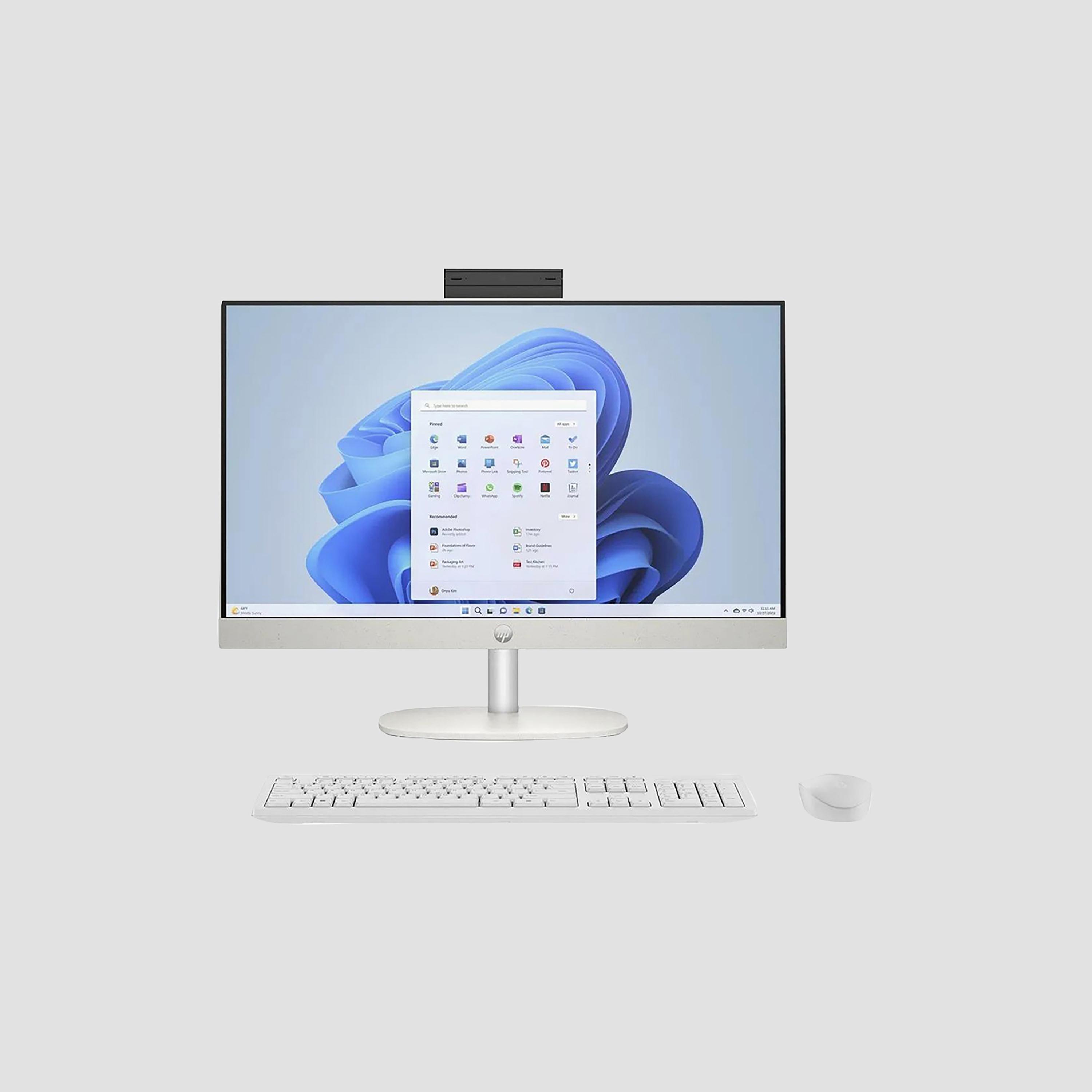 كمبيوتر اتش بي أول-إن-وان 2024 رايزن 7 23.8" عالي الدقة SSD 512 ج (RAM) 8ج رسومات راديون ويندوز 11-electronics-laptops-image-1
