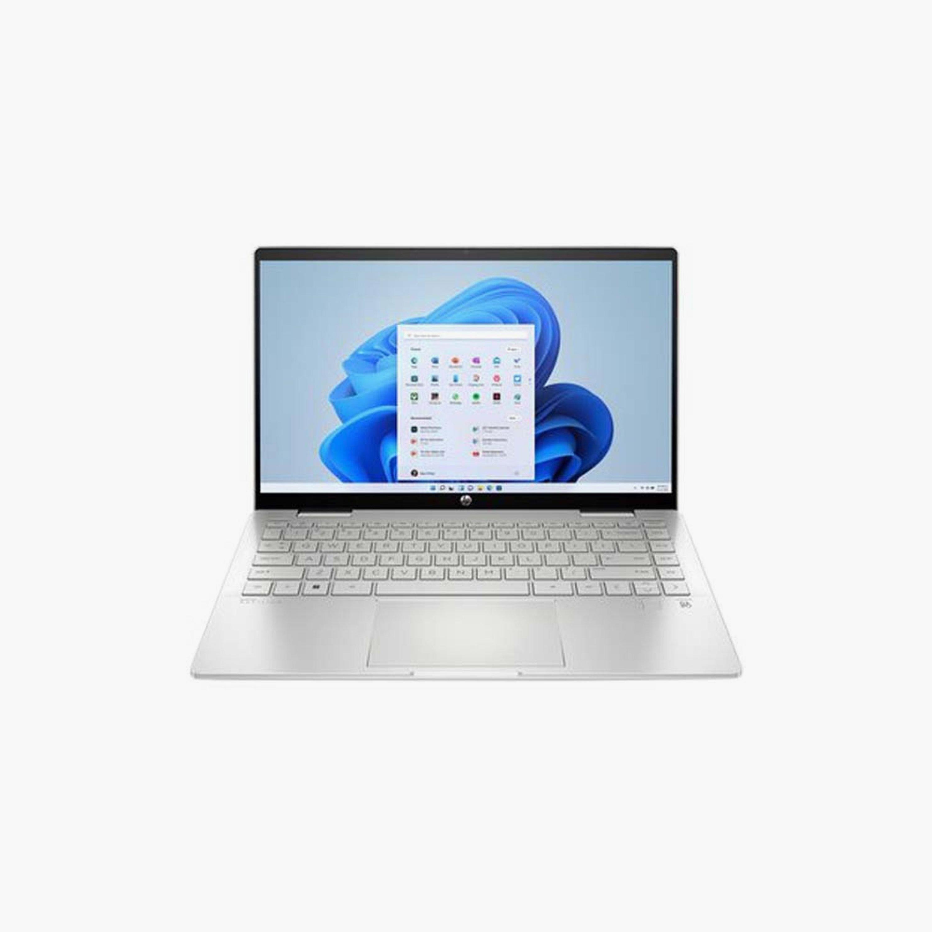 لابتوب اتش بي بافيليون X360 2x1 14" معالج i5 جيل12 RAM 8 ج SSD 512 ج ويندوز 11 FHD | 7A5U8EA-electronics-laptops-image-1
