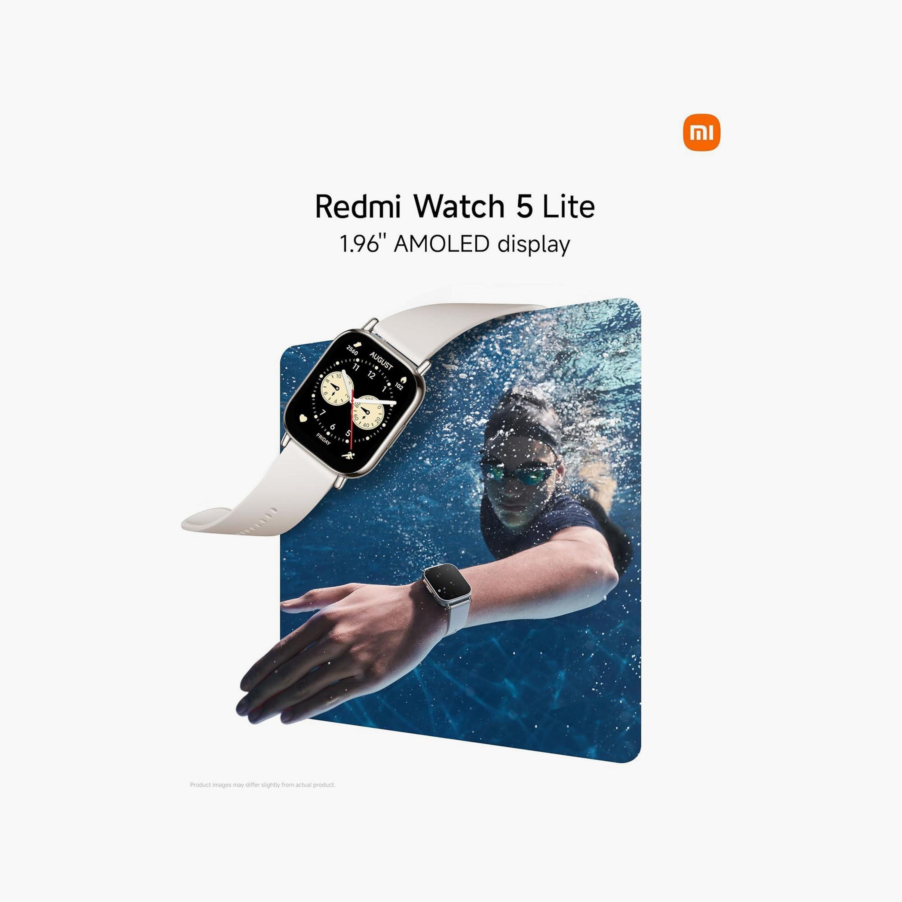 ساعة شاومي ريدمي 5 لايت الذكية باللون الذهبي الفاتح | M2352W1-electronics-smartwatches-image-7