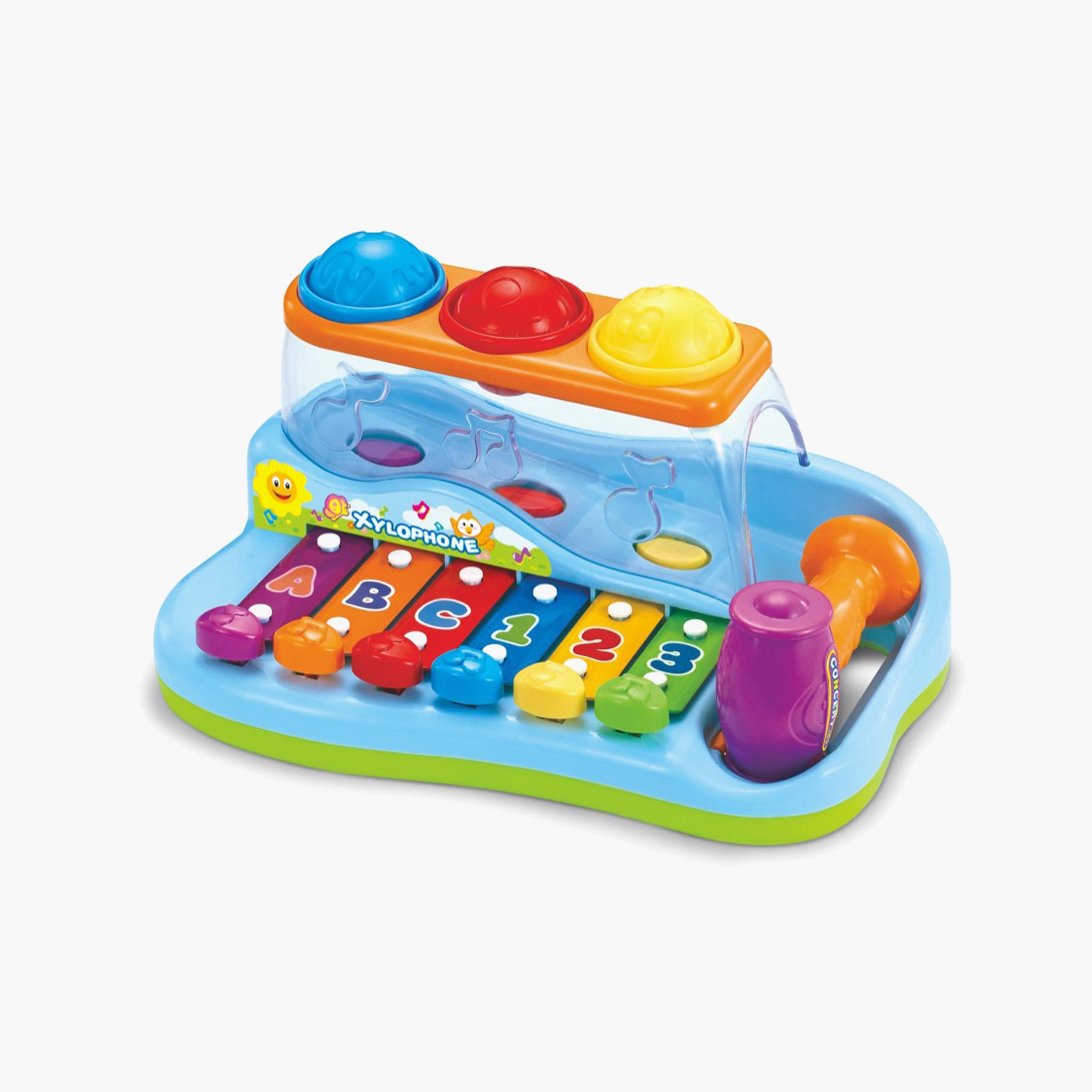 Pop 'N Play 3-in-1 Music Center Montessori Toy - 18 Months+