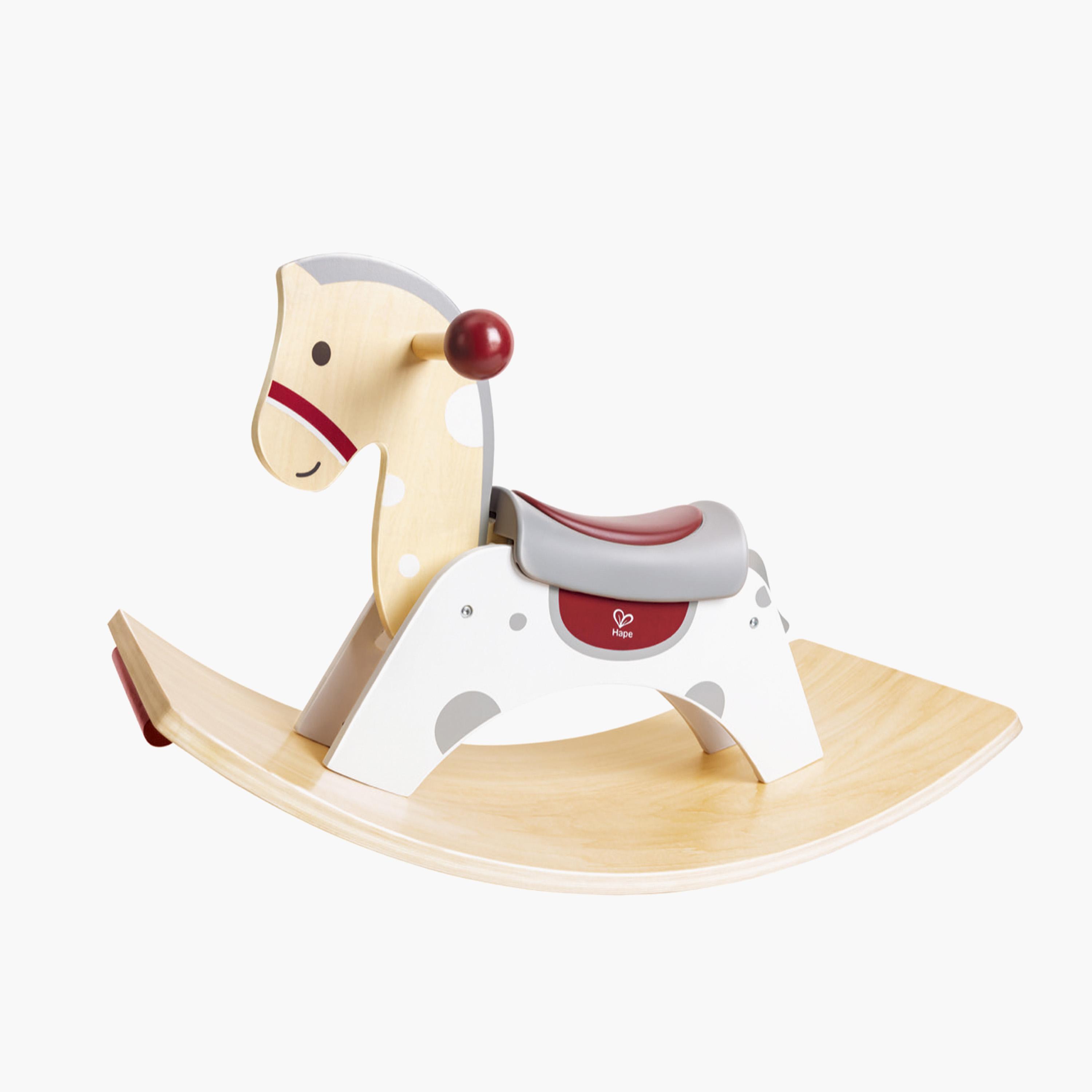 HAPE Wooden 2-in-1 Rocking Horse and Balance Board