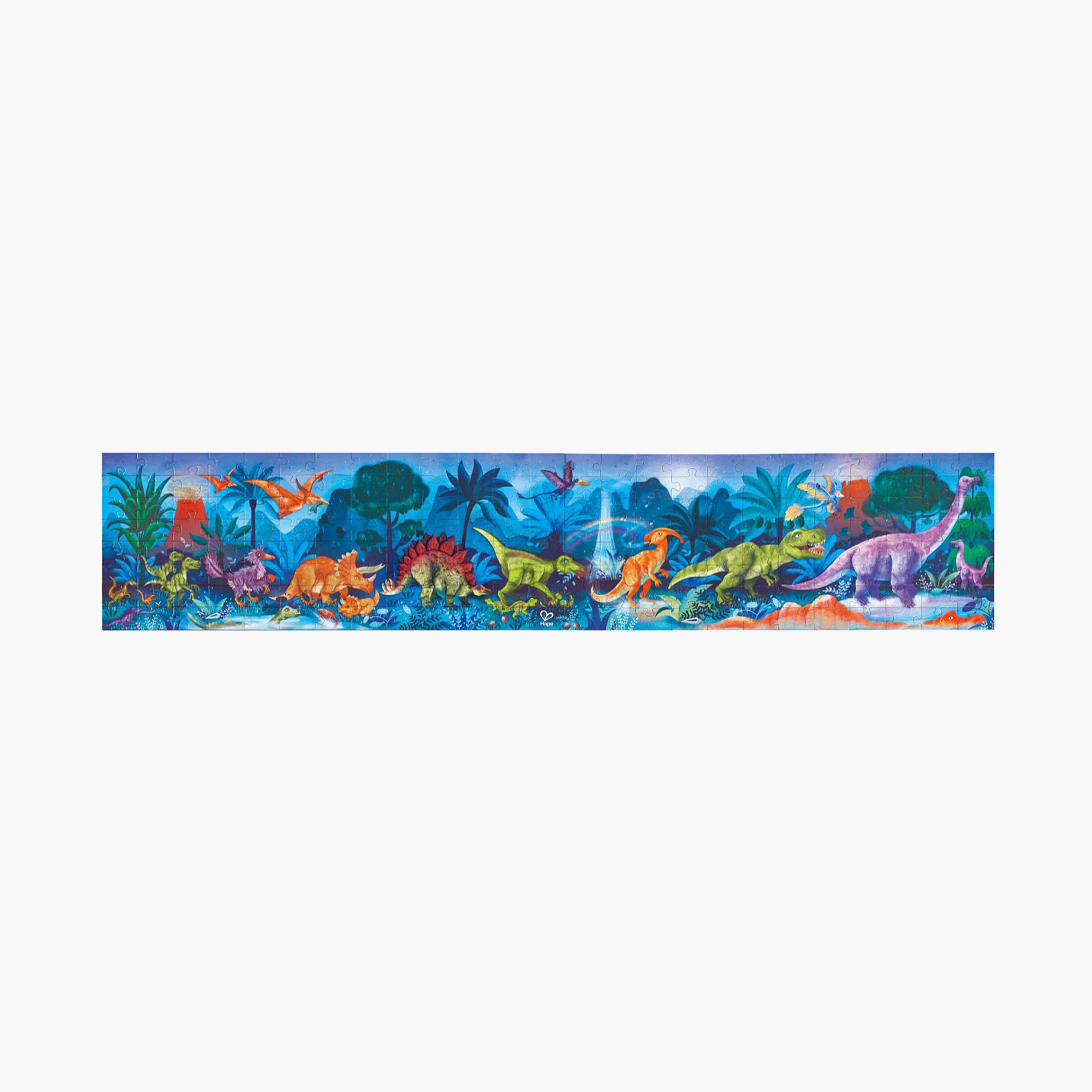 HAPE 200-Piece Glow-in-the-Dark Dinosaur Puzzle