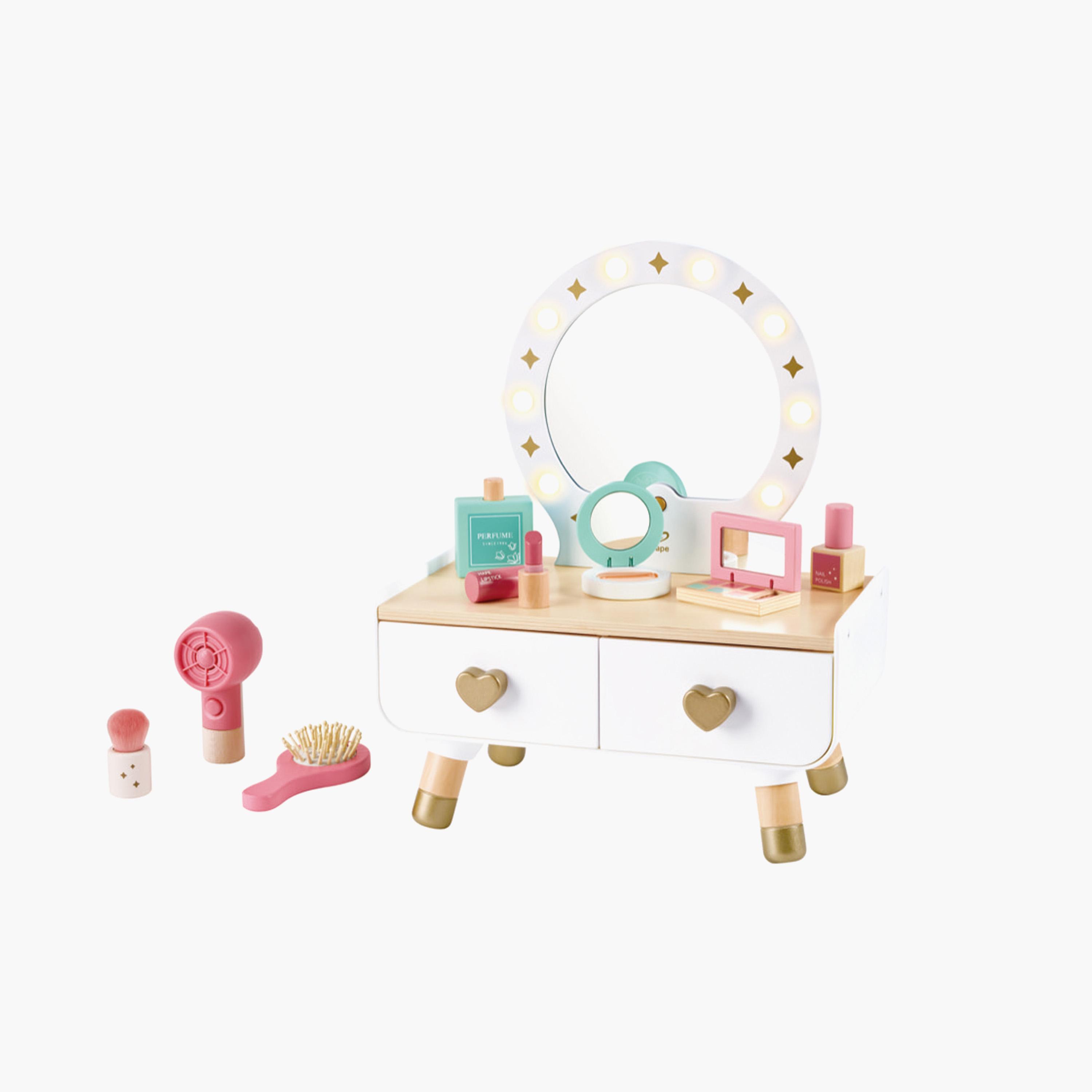HAPE 14-Piece My Stylish Wooden Vanity Dressing Table Set