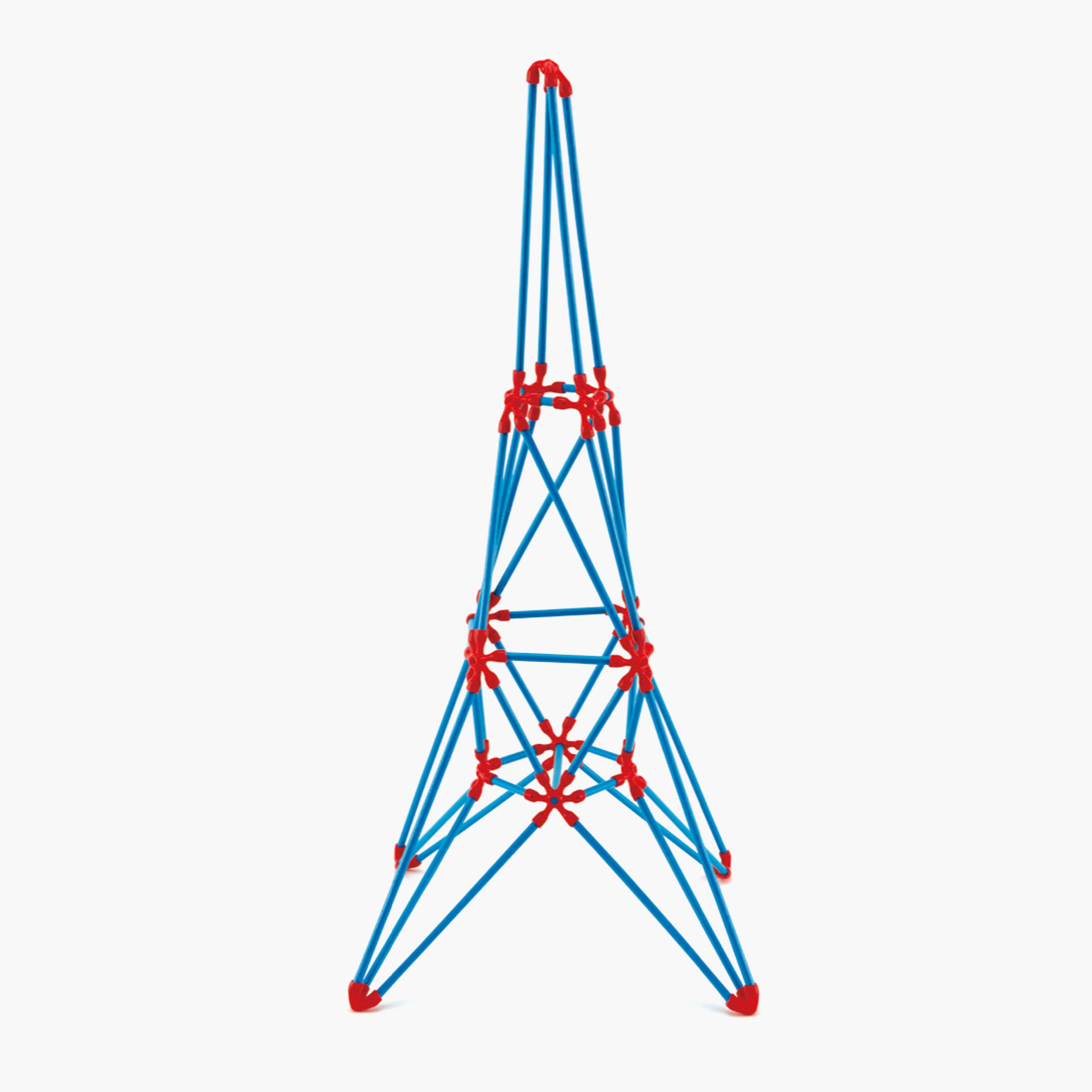 HAPE 62-Piece Flexistix Bamboo Eiffel Tower Construction Set