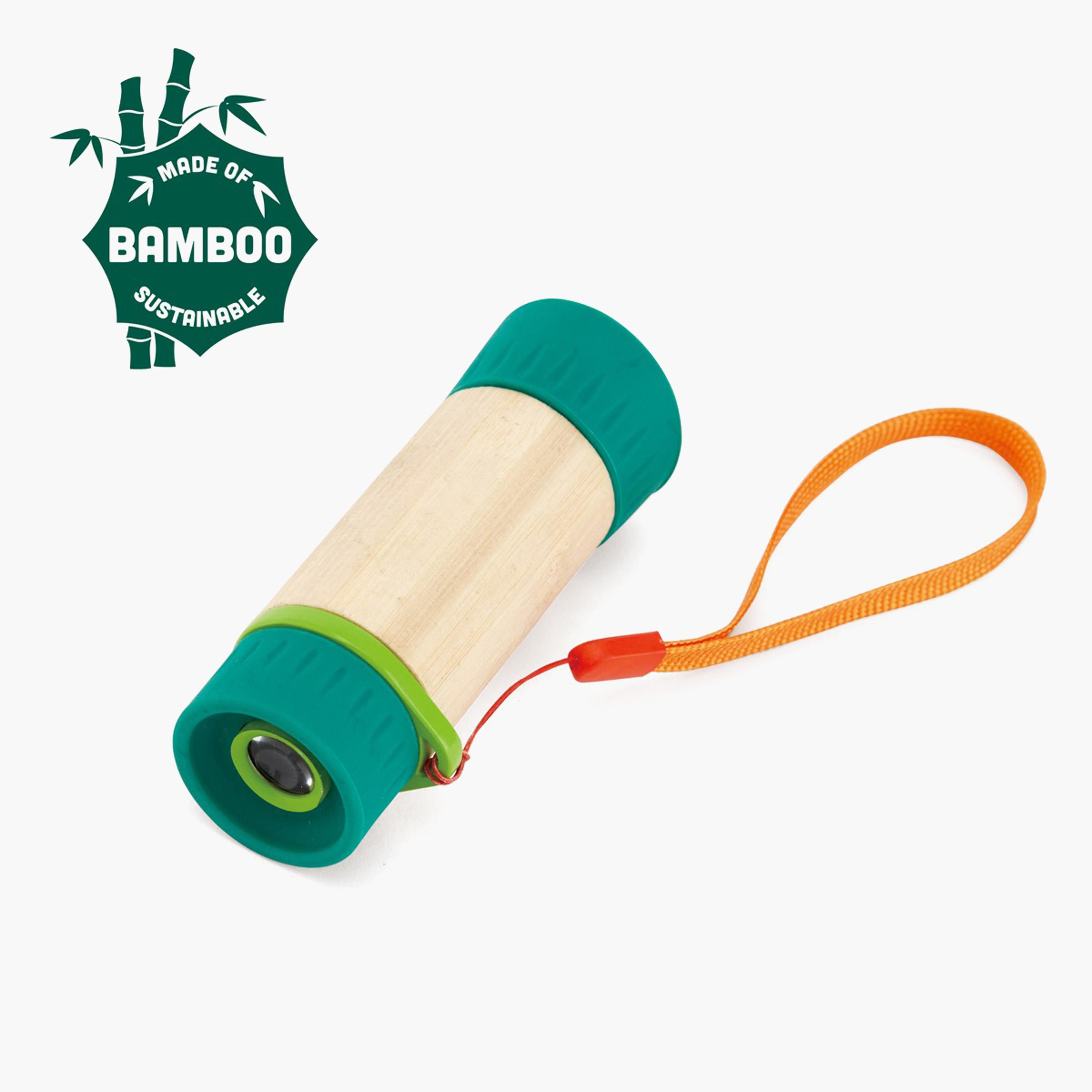 HAPE Nature Fun Adjustable Bamboo Telescope with Wrist Strap