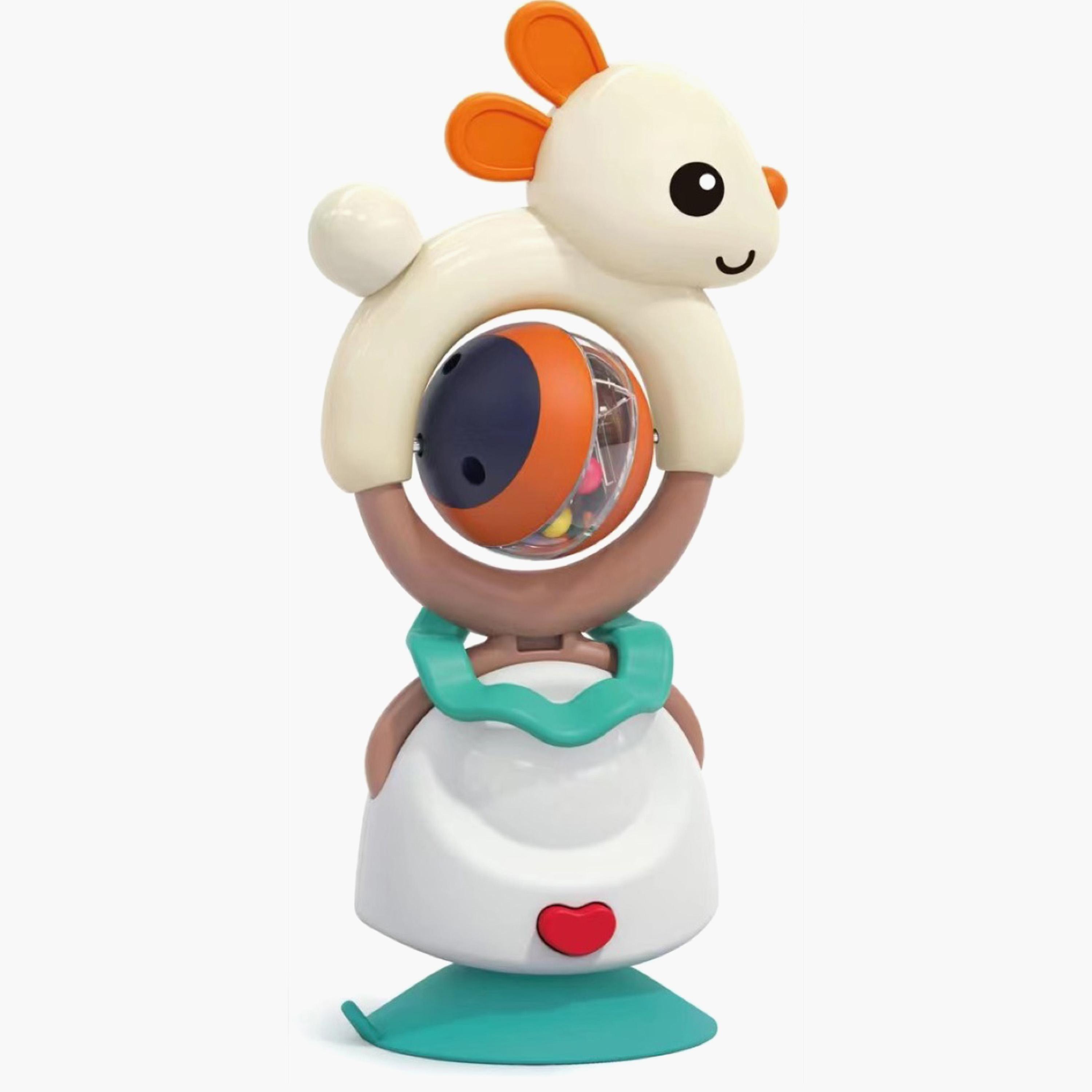 Hola 2-in-1 Highchair Rabbit Baby Rattle Suction Toy - 6 Months+