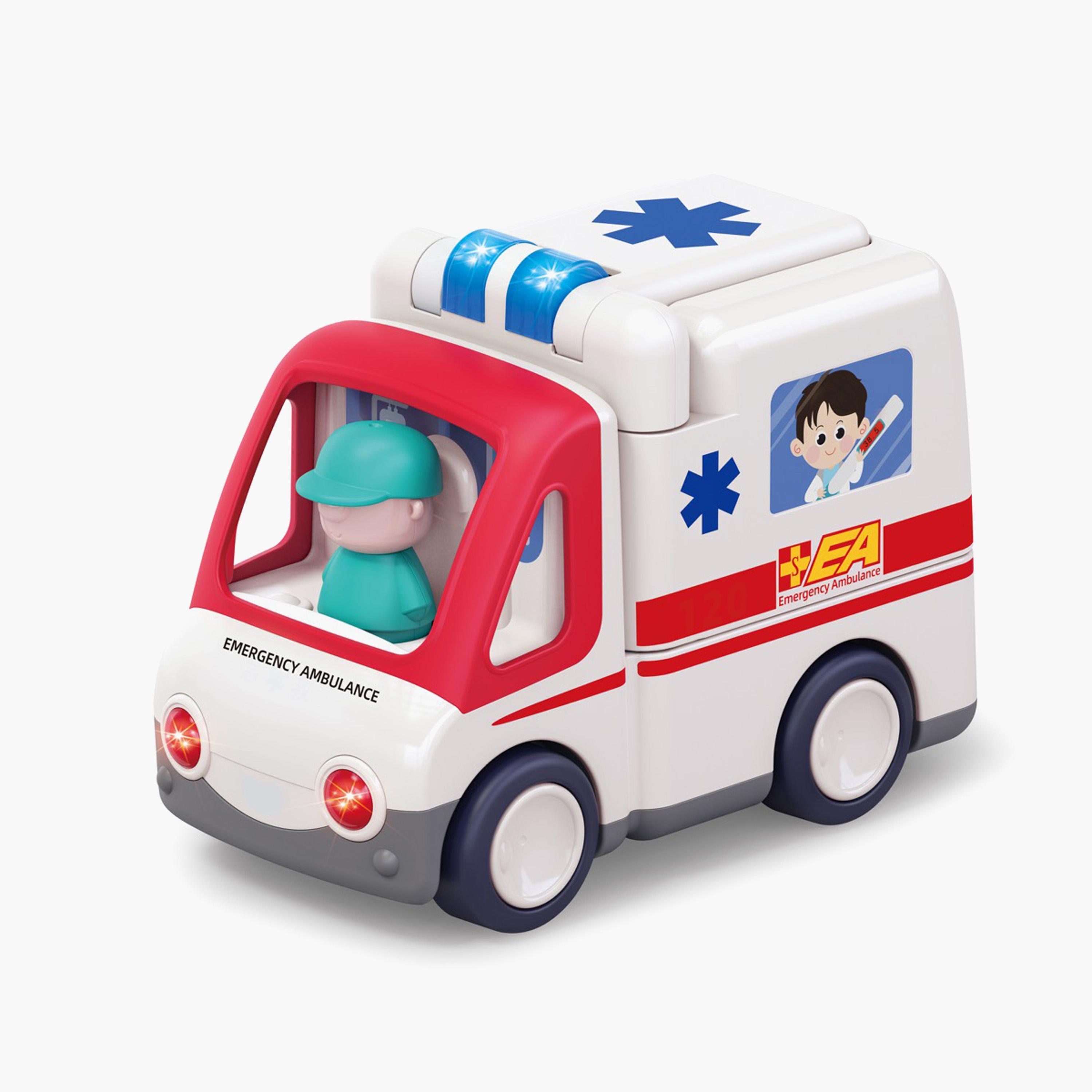 Hola Toy Ambulance with Lights and Medical Tools