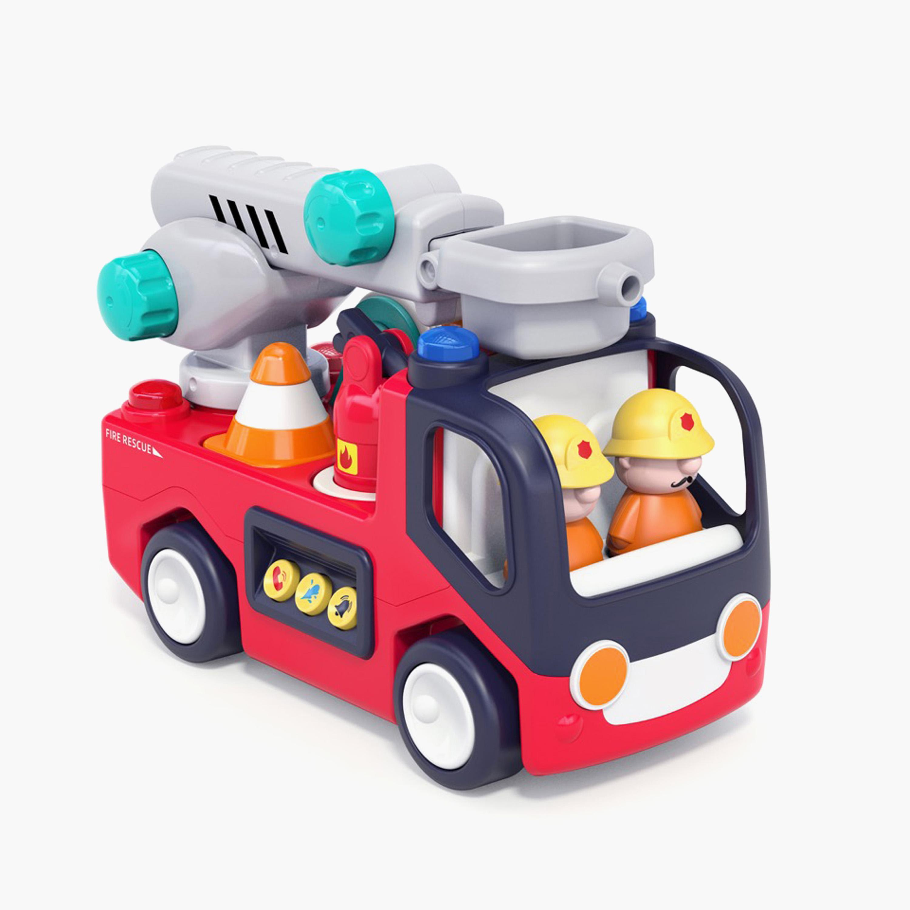 Hola Early Learning Fire Engine Toy with Lights and Sounds