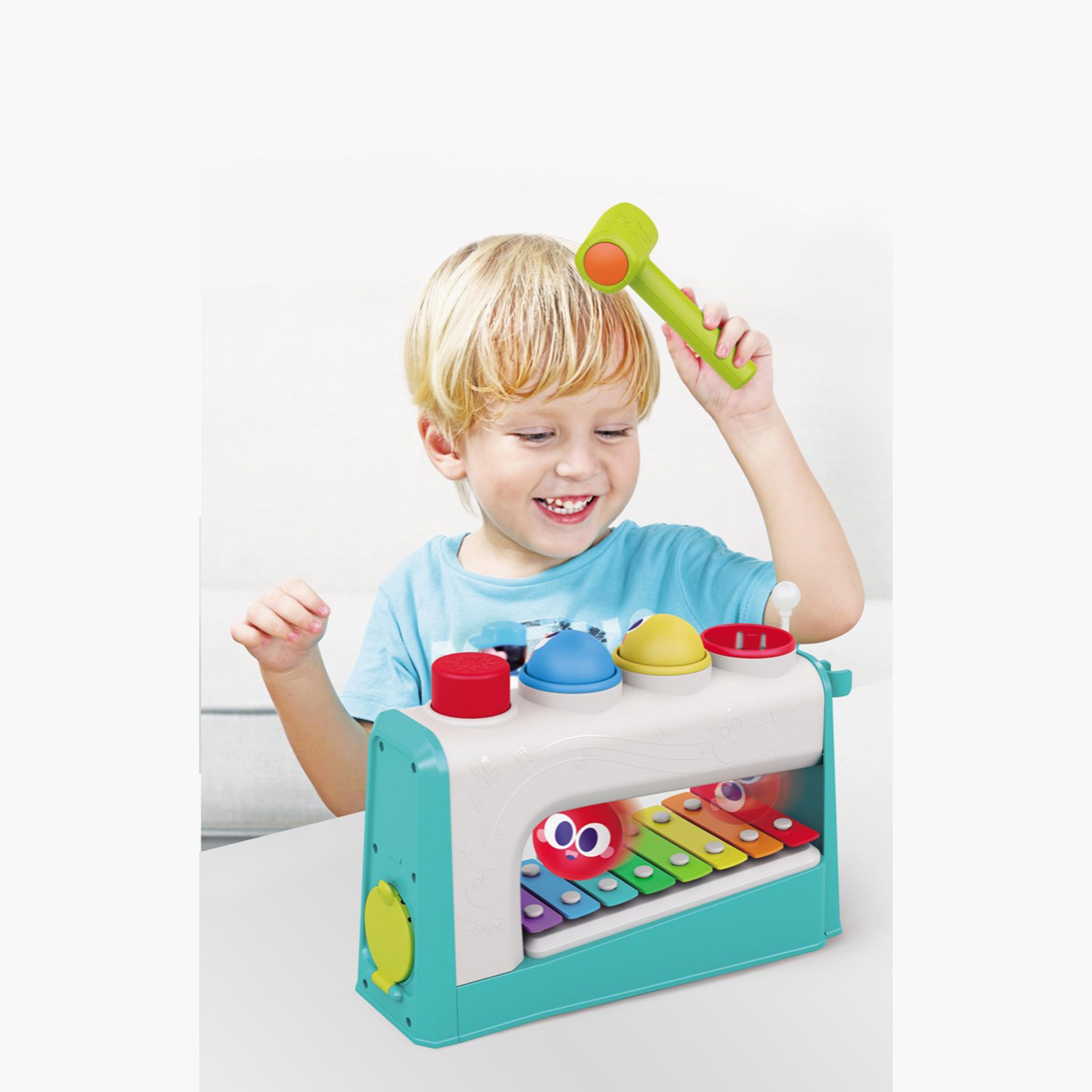 Hola 4-in-1 Multifunctional Music Centre Montessori Toy - 12 months+