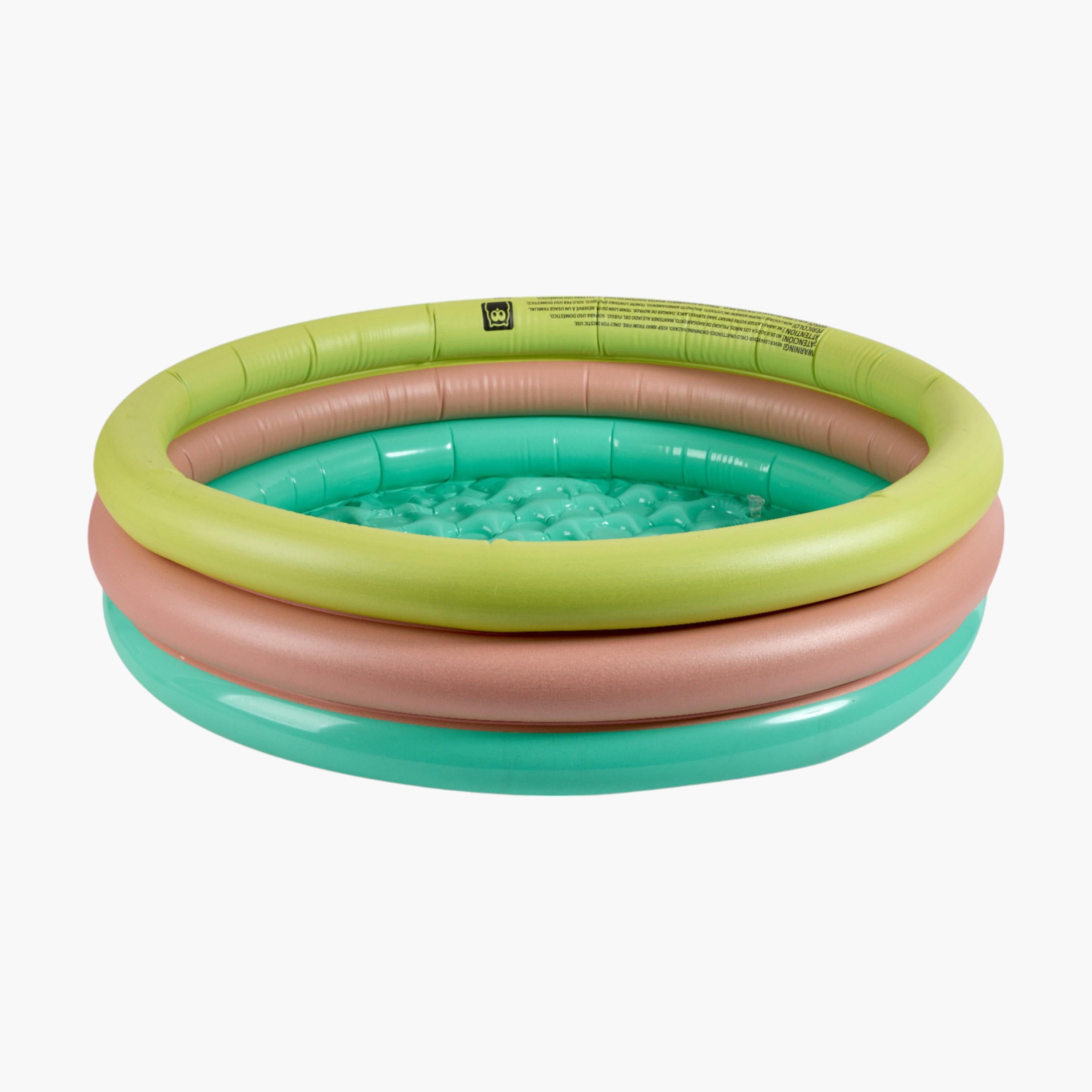 Eurekakids Inflatable 3-Ring Baby and Kids Pool