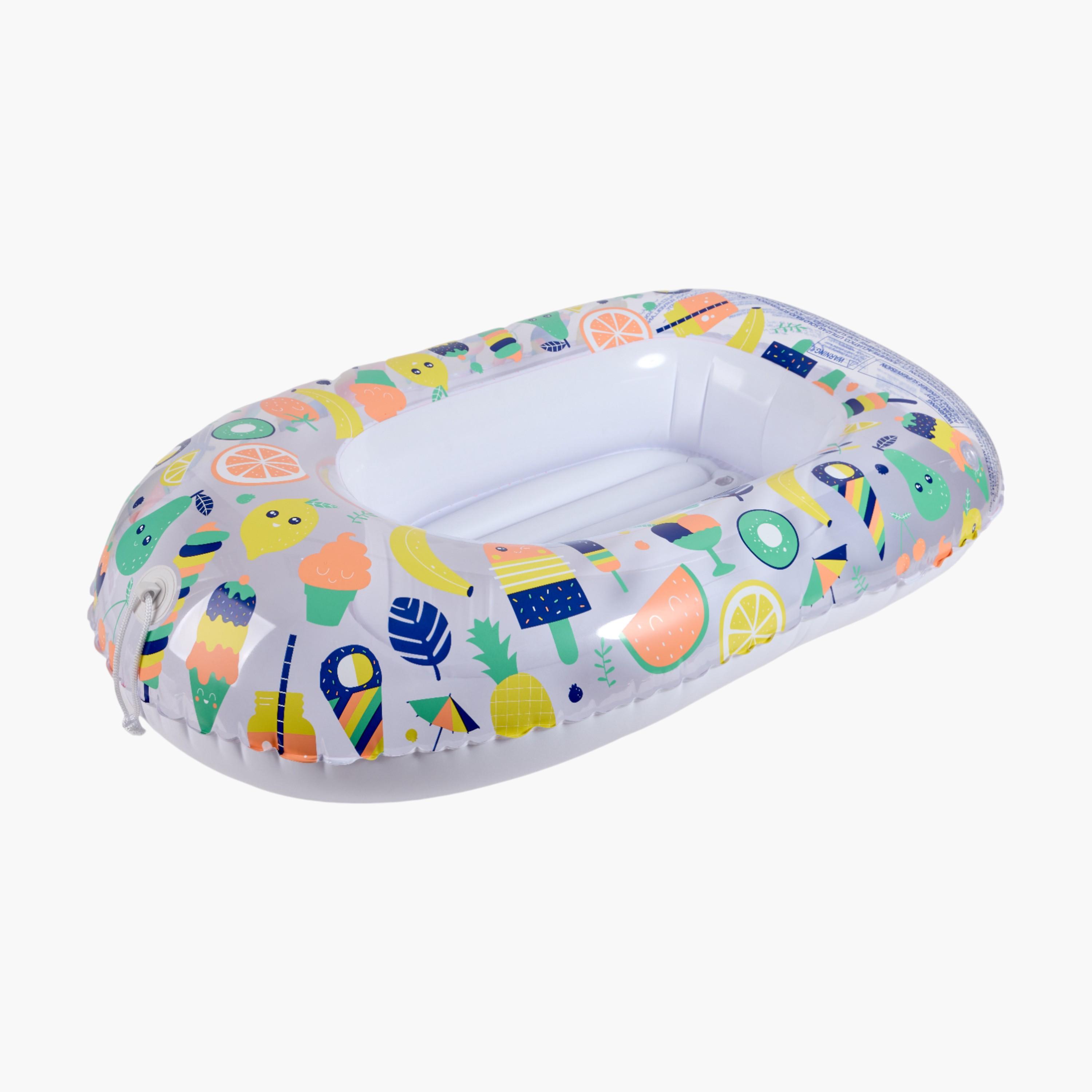 Eurekakids Printed Inflatable Swim Boat