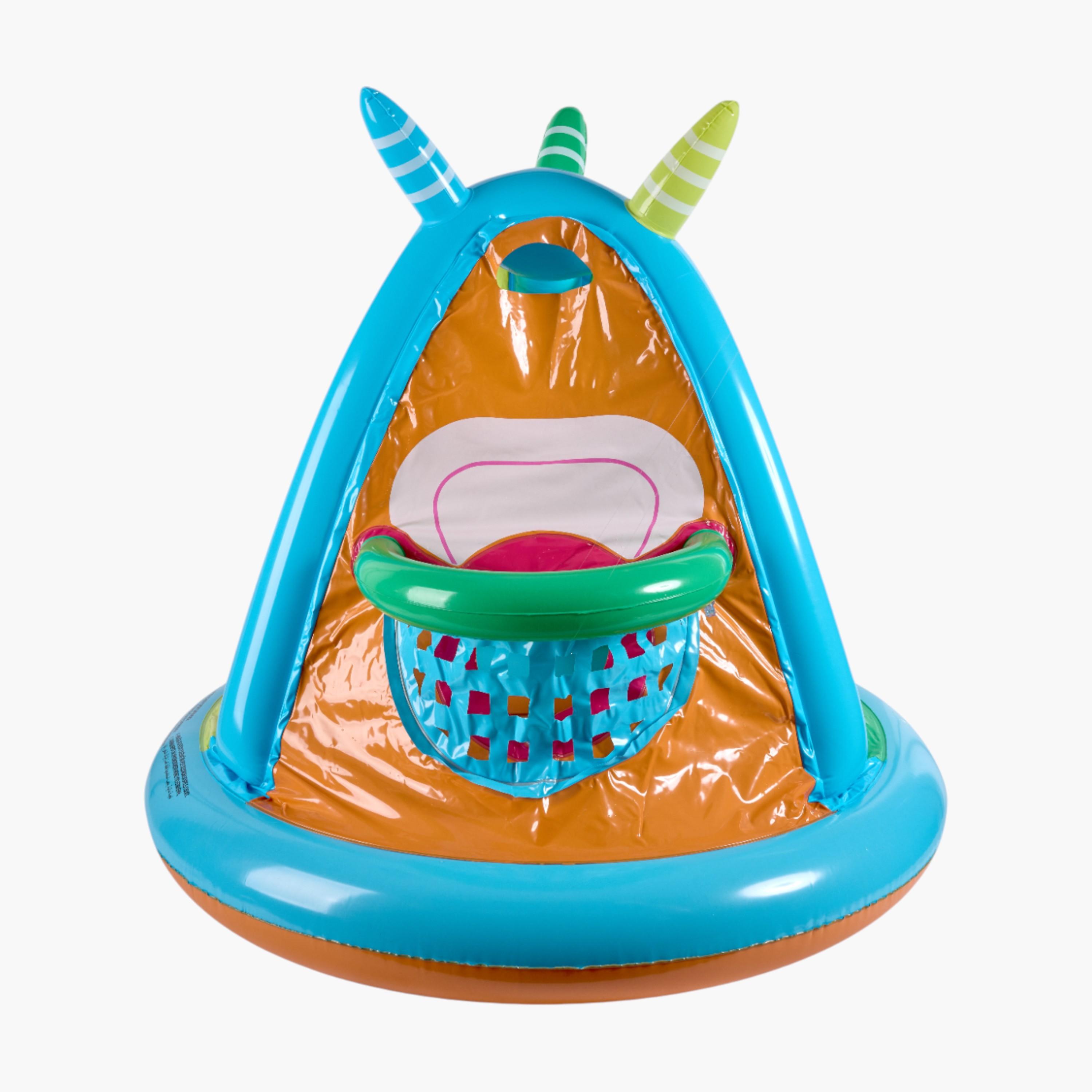 Eurekakids 4-in-1 Inflatable Sports Activity Center Outdoor Toy
