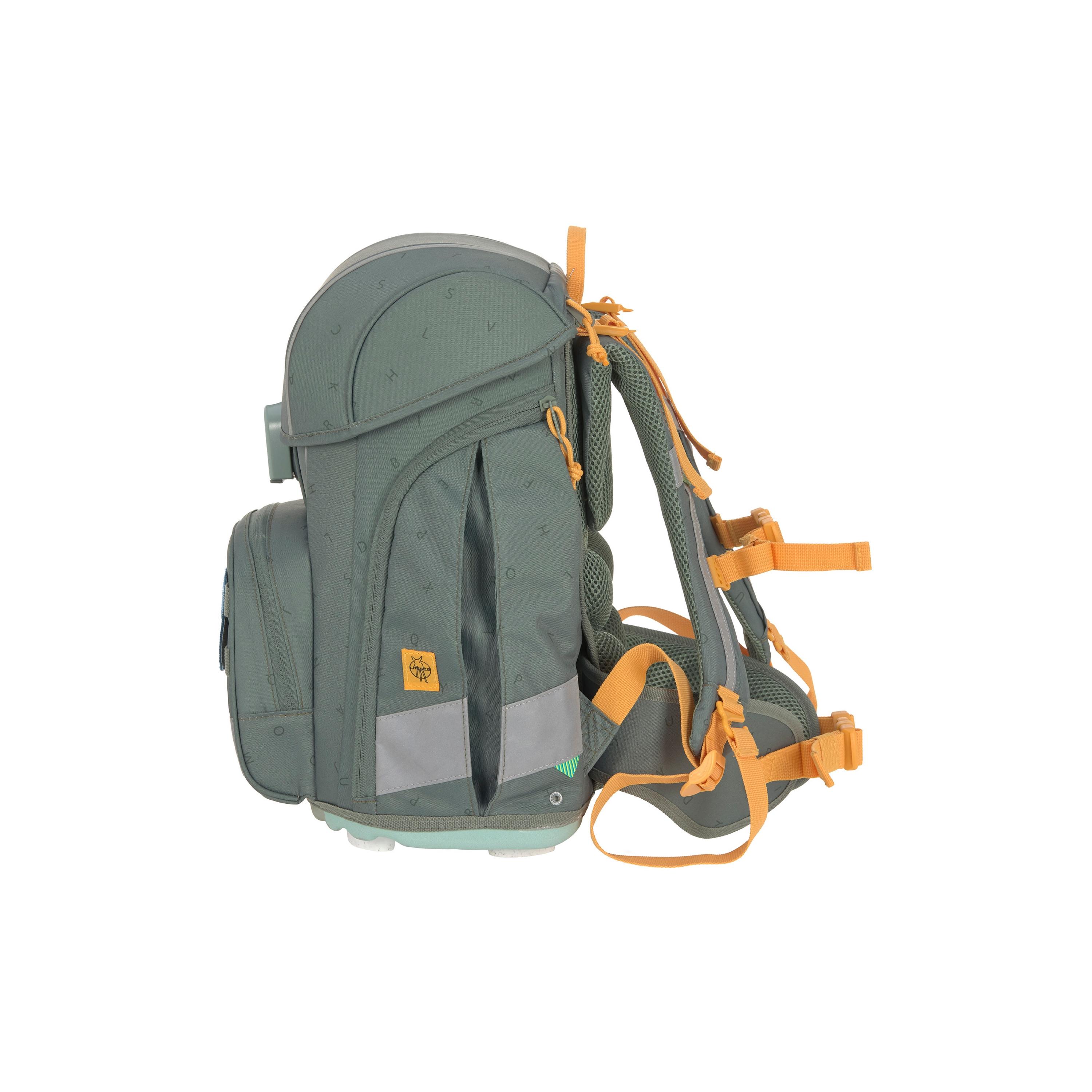 LASSIG BOXY Letters Printed Unique School Bag Set - Green - 21 Litre-school-bagsandbackpacks-sets-image-11