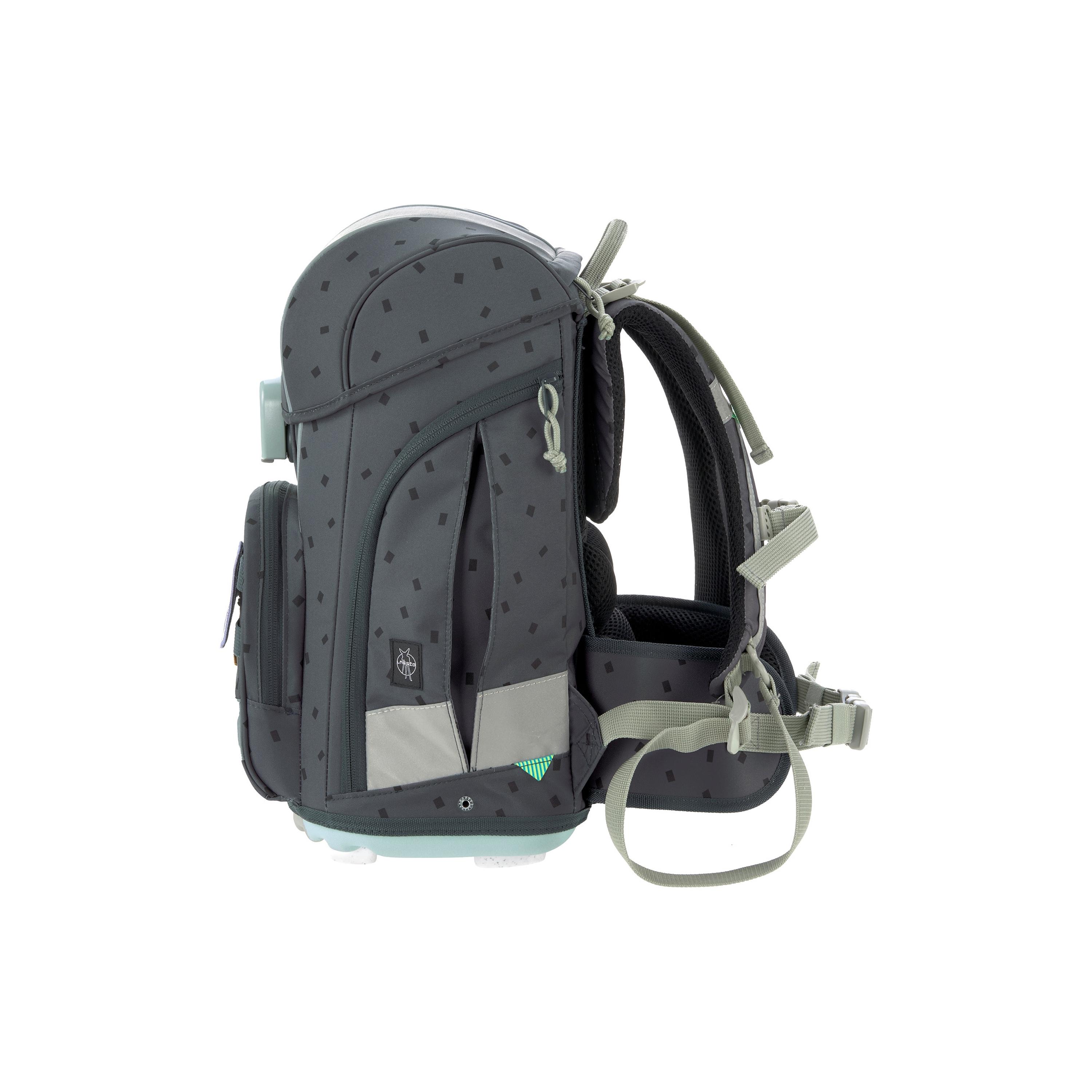 LASSIG BOXY Speckles Printed Unique School Bag Set - Anthracite Grey - 21 Litre-school-bagsandbackpacks-sets-image-11