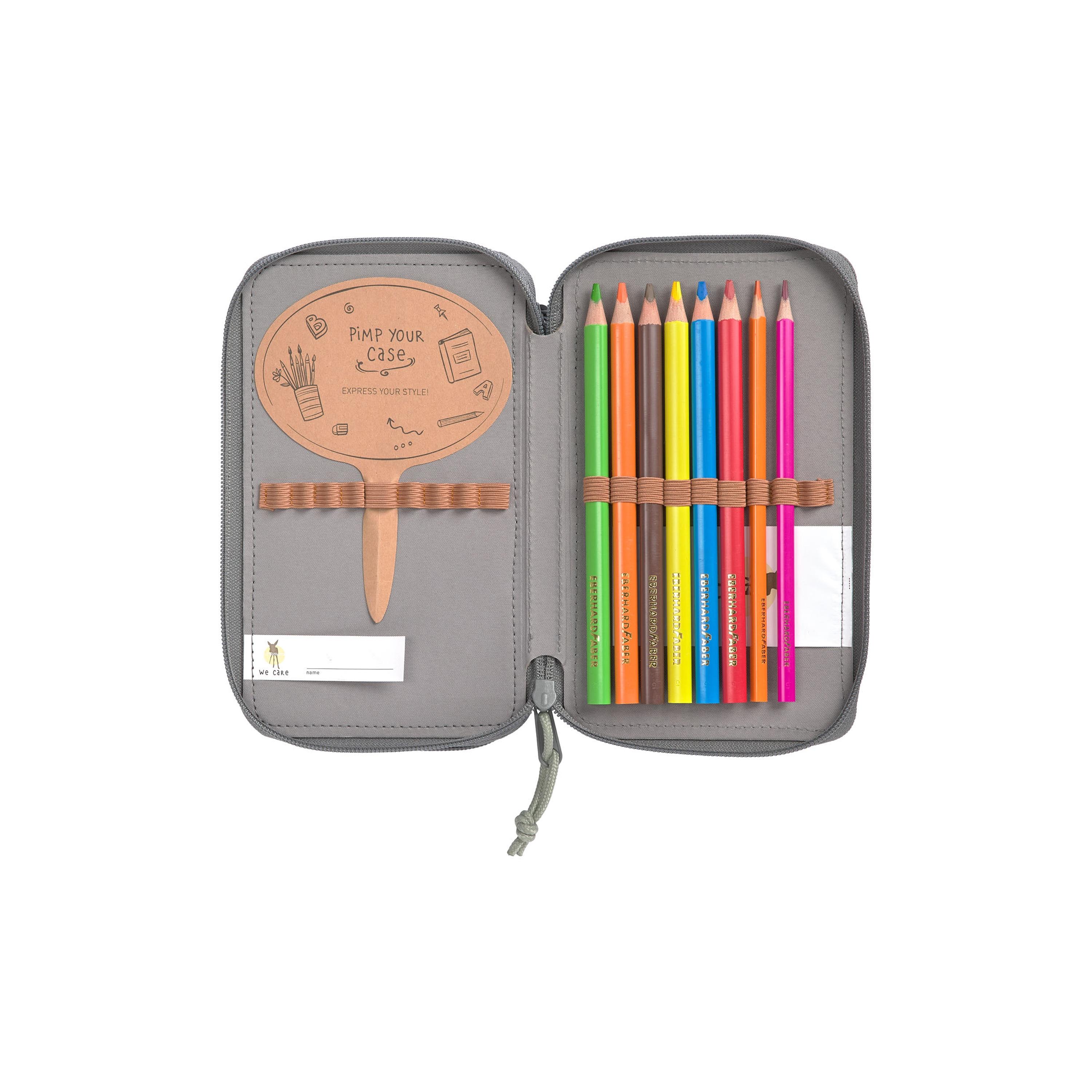 LASSIG BOXY Speckles Printed Unique School Bag Set - Anthracite Grey - 21 Litre-school-bagsandbackpacks-sets-image-8