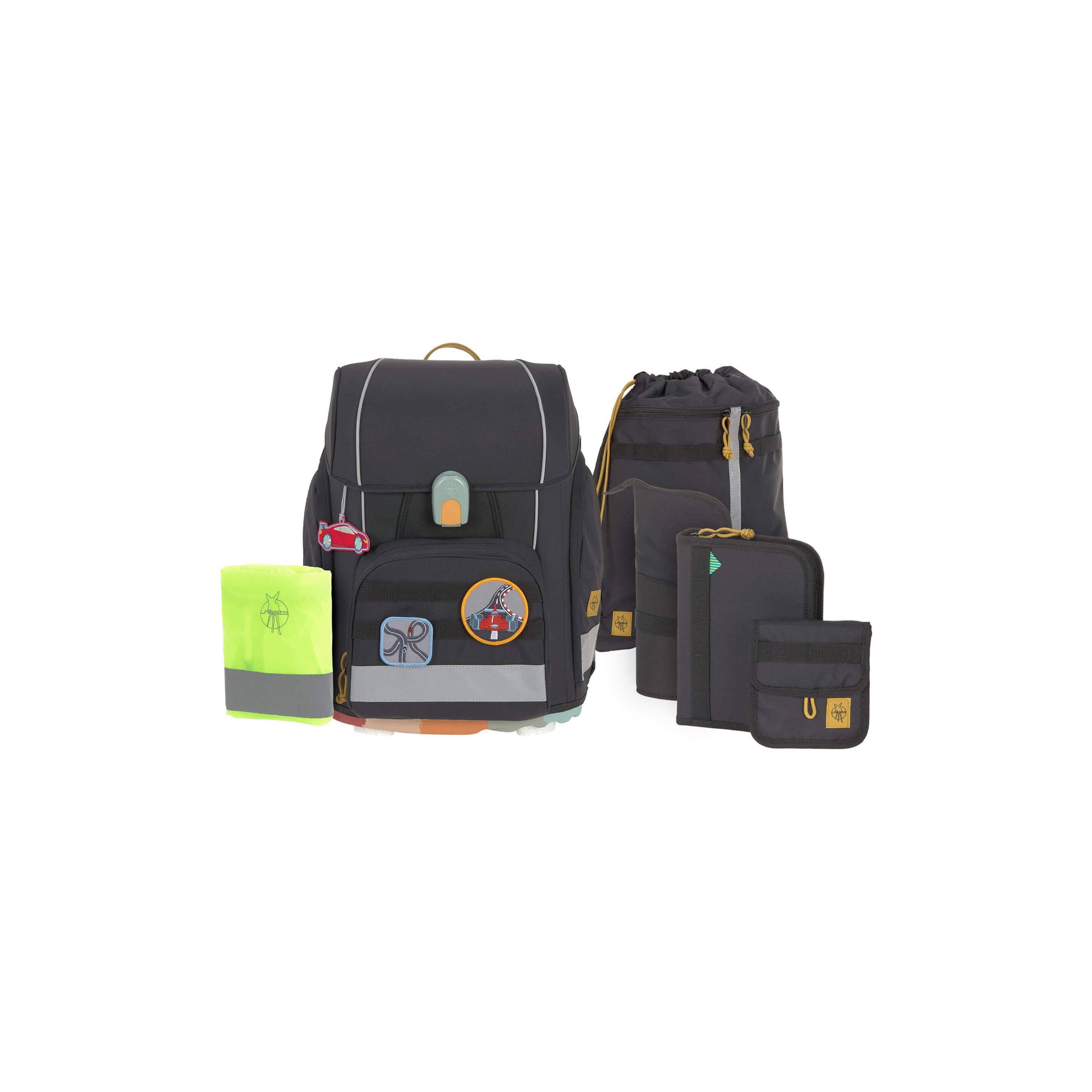 LASSIG BOXY 7-Piece Unique School Bag Set -21 Litre-school-bagsandbackpacks-sets-image-1