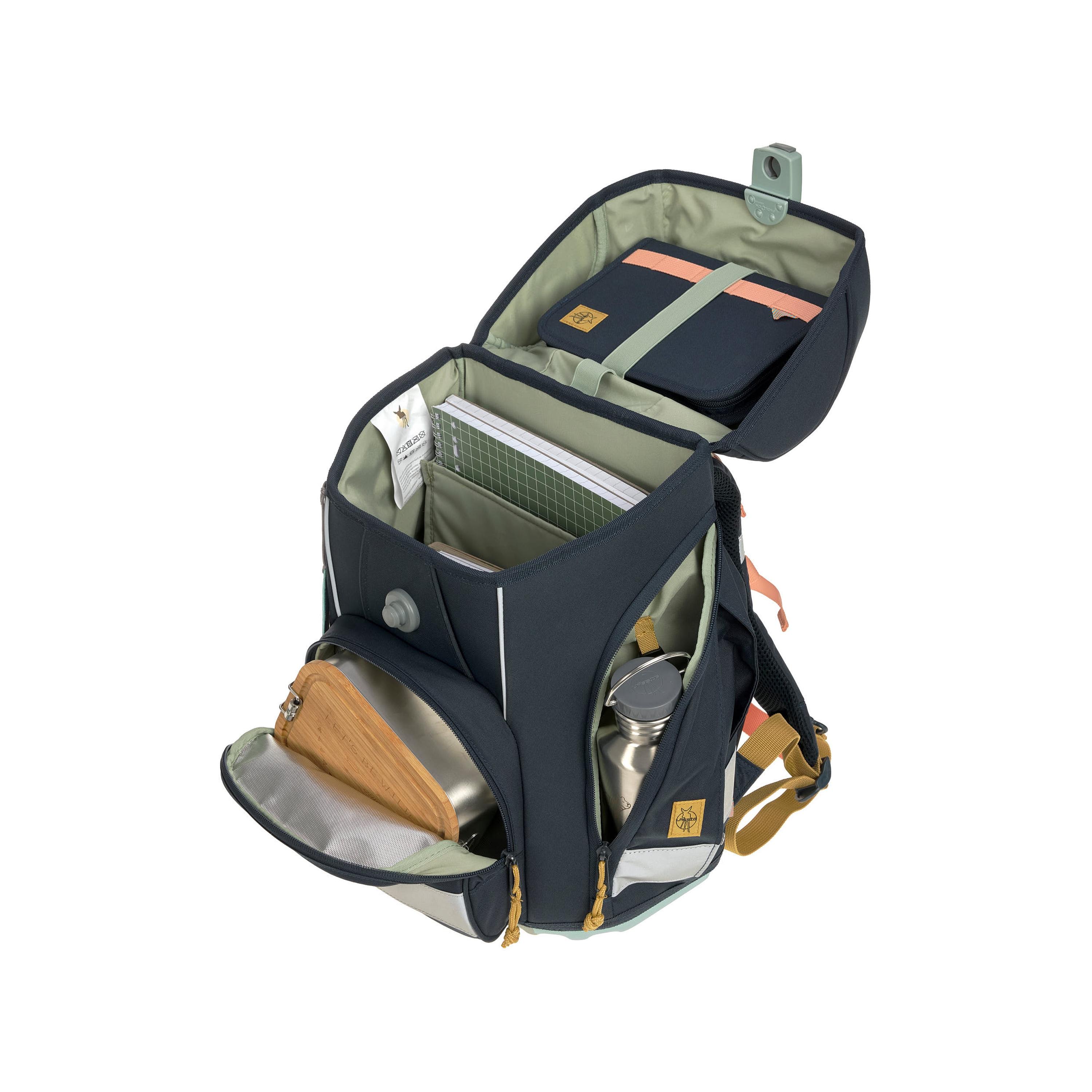LASSIG BOXY 7-Piece Unique School Bag Set -21 Litre-school-bagsandbackpacks-sets-image-9