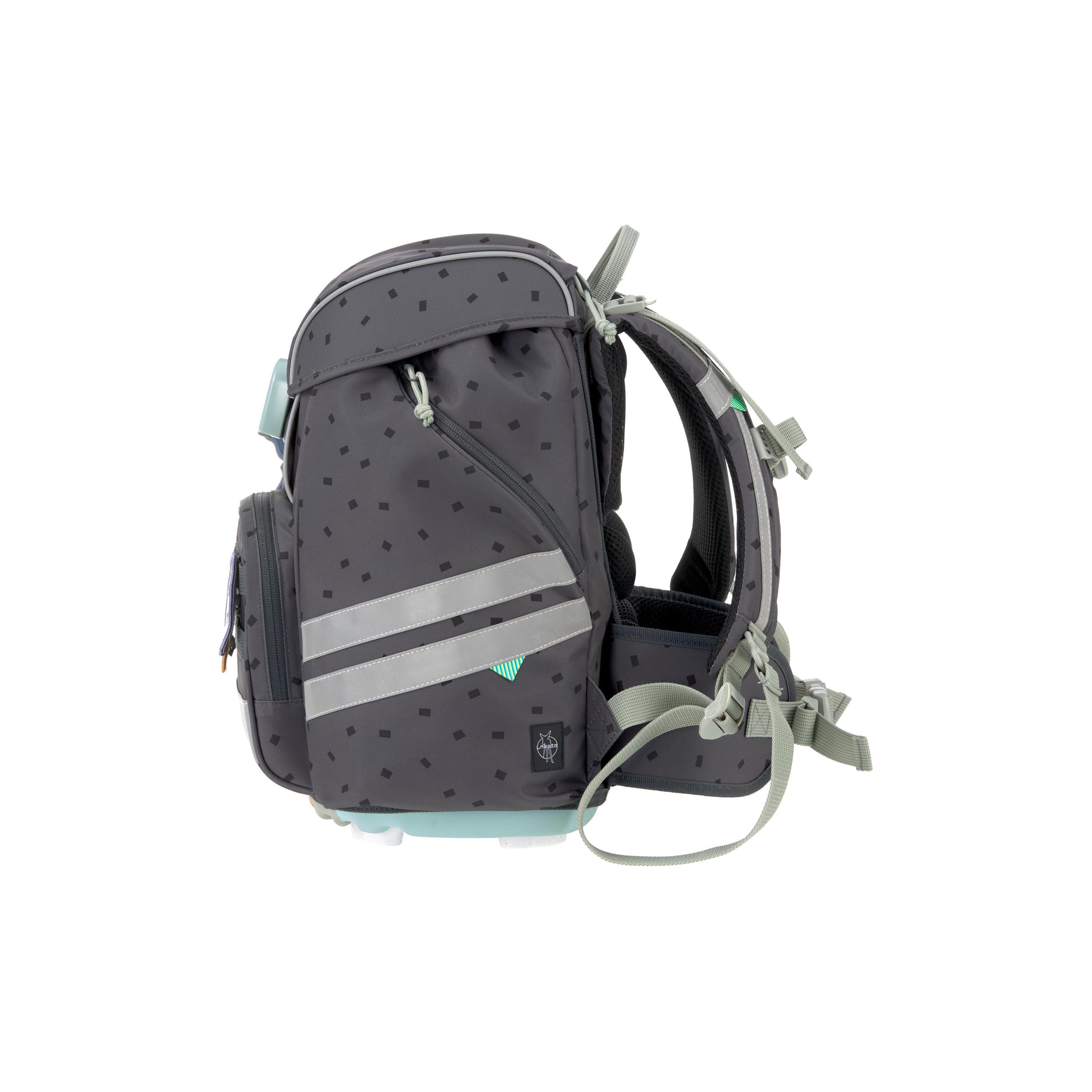 LASSIG FLEXY 7-Piece Unique School Bag Set - Speckles Anthracite - 19 Litre-school-bagsandbackpacks-sets-image-11