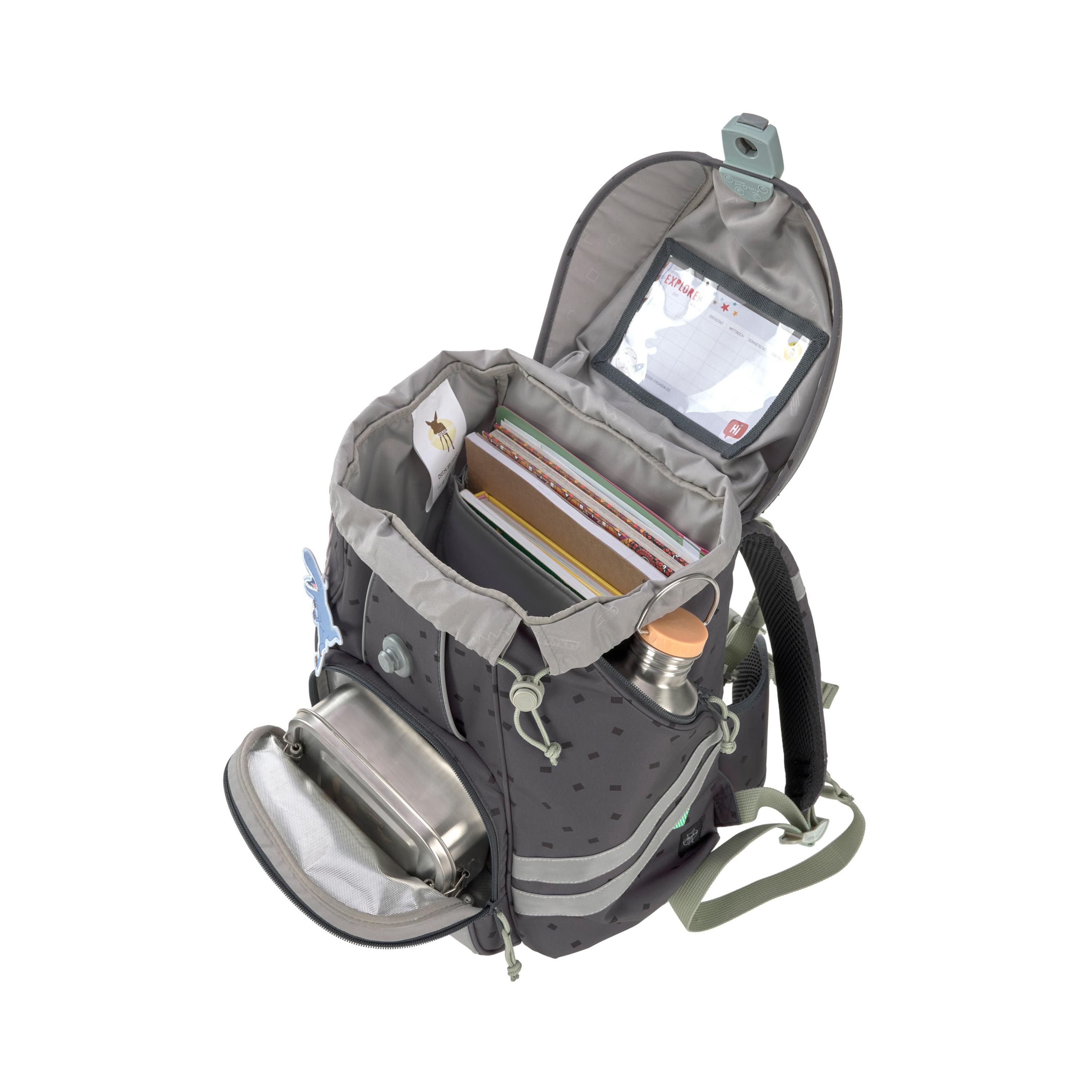 LASSIG FLEXY 7-Piece Unique School Bag Set - Speckles Anthracite - 19 Litre-school-bagsandbackpacks-sets-image-13