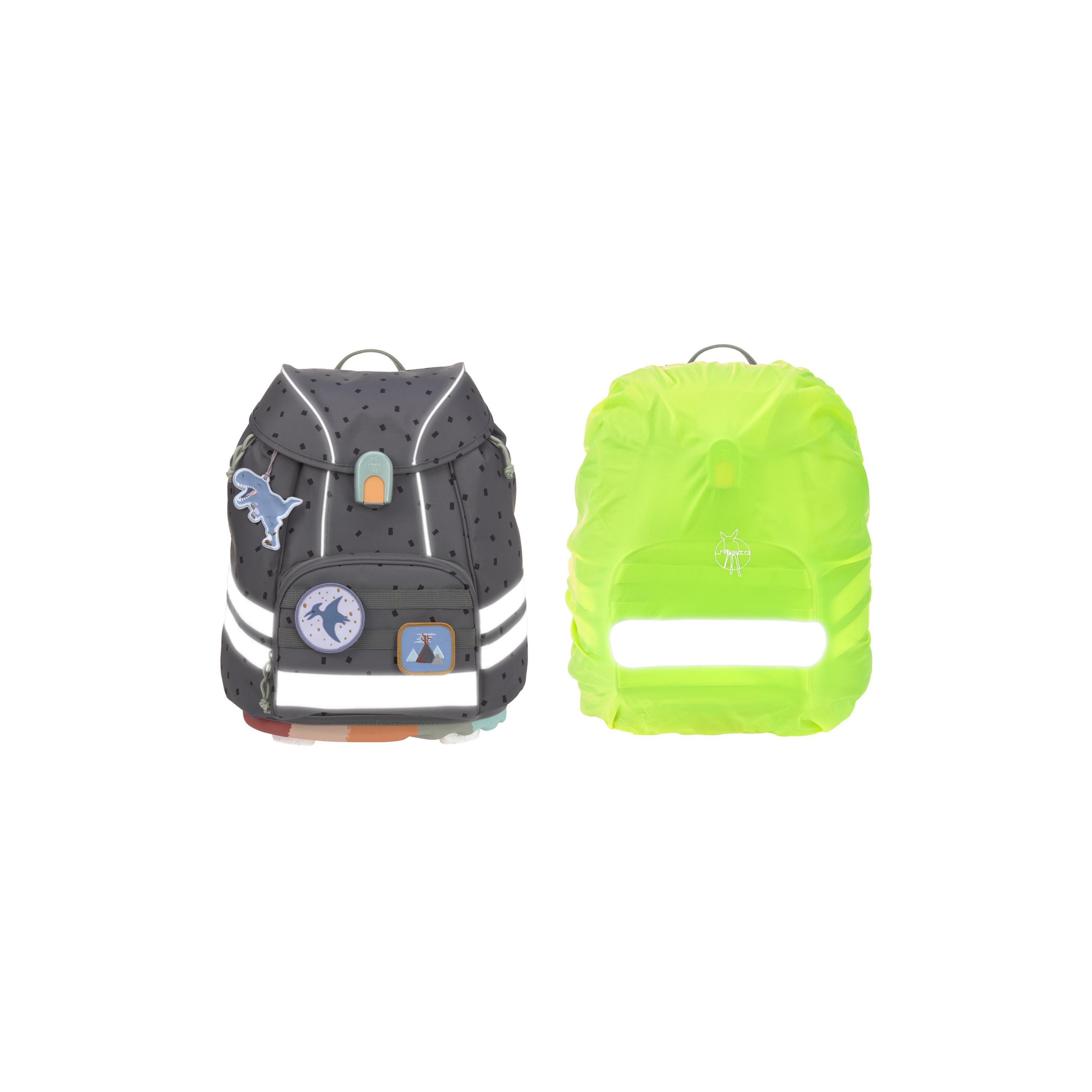LASSIG FLEXY 7-Piece Unique School Bag Set - Speckles Anthracite - 19 Litre-school-bagsandbackpacks-sets-image-2