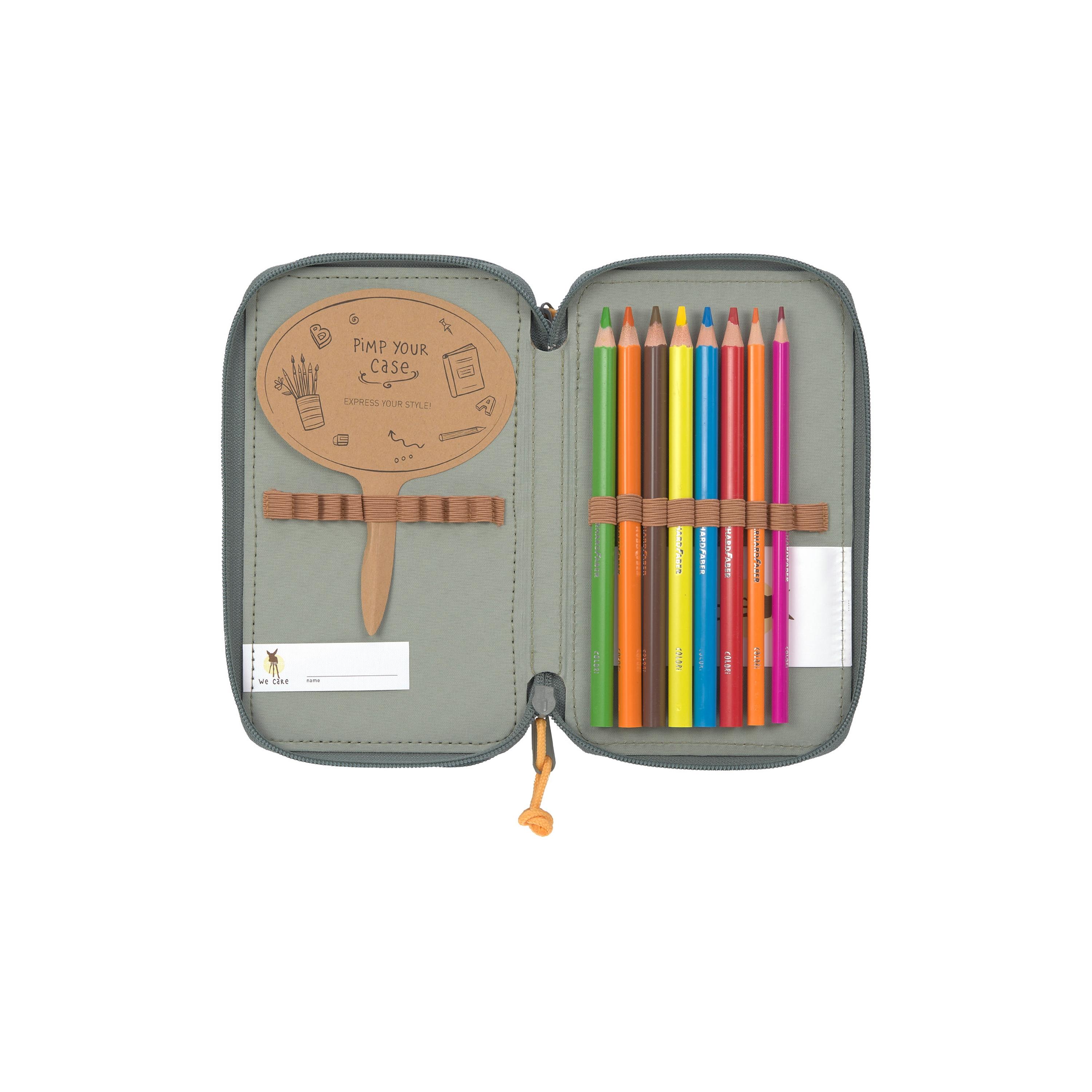 LASSIG Unique Triple Pencil Case - Green-school-stationery-pencilcases-image-4