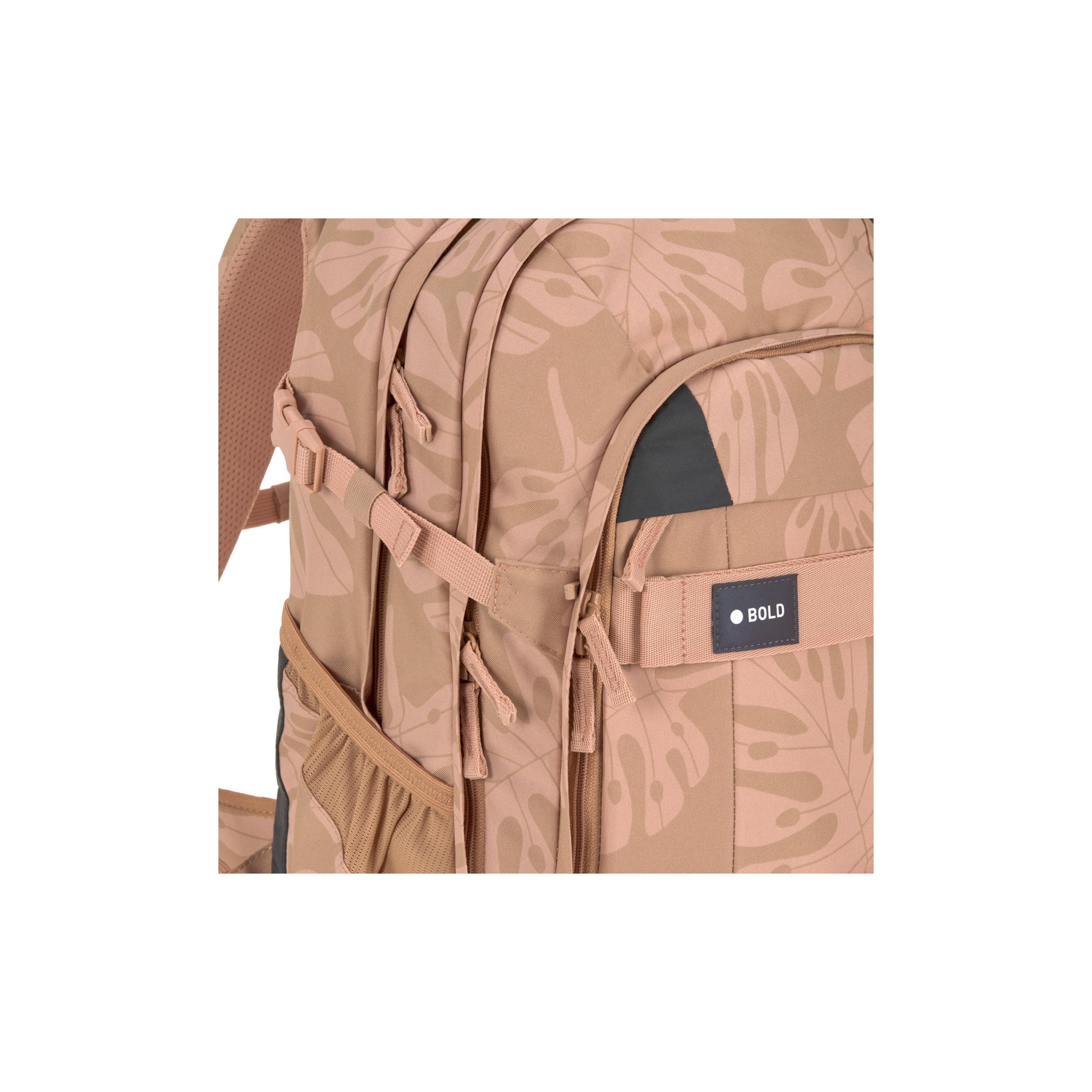 LASSIG BOLD Leaves Printed Origin School Backpack - Caramel - 30 Litre-school-bagsandbackpacks-backpacks-image-10