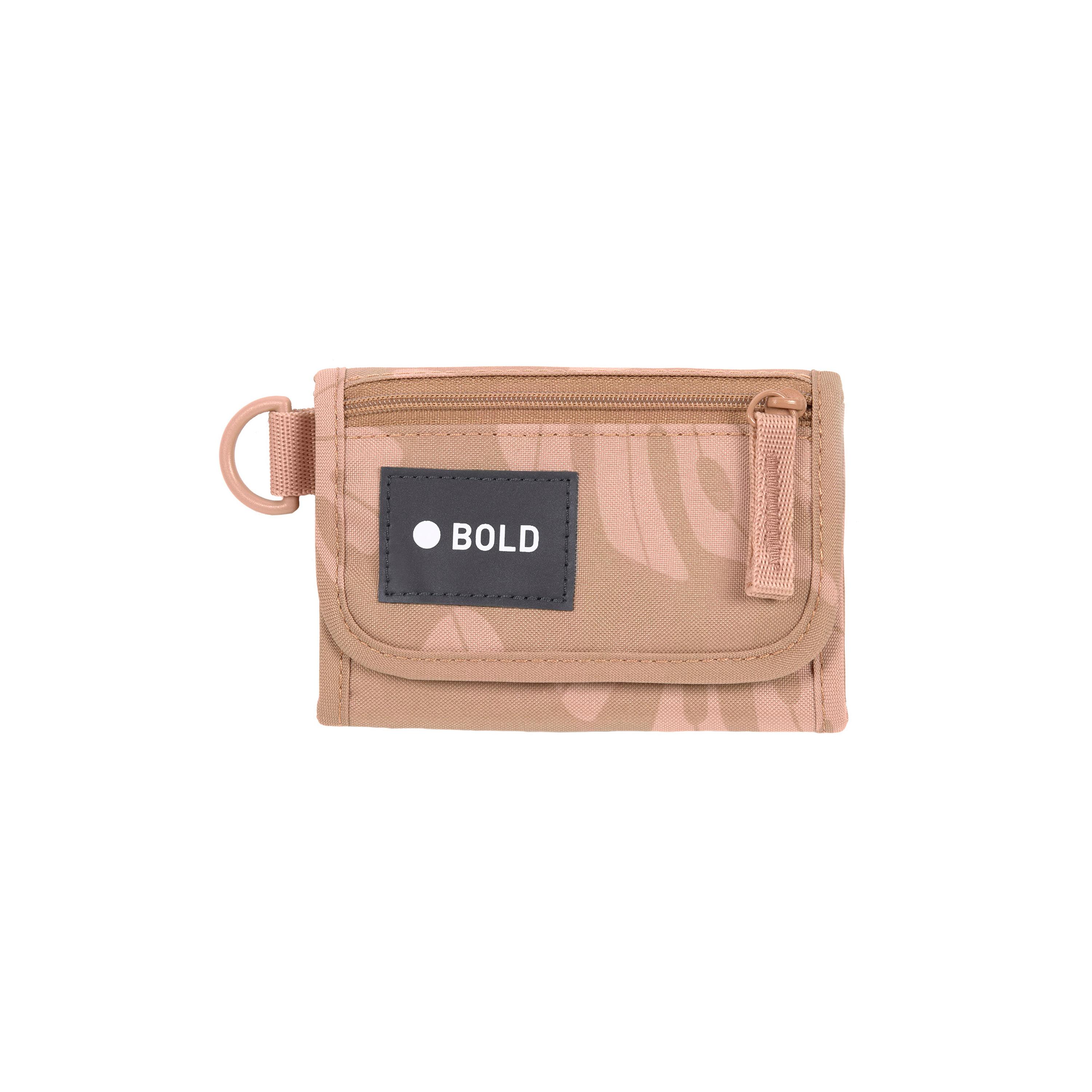 LASSIG Bold Leaves Printed School Wallet - Caramel-girls-accessories-bags-image-1